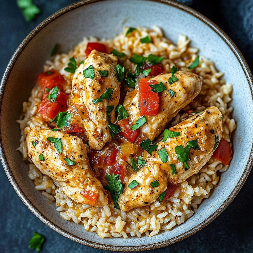 Creamy Cajun Chicken and Rice