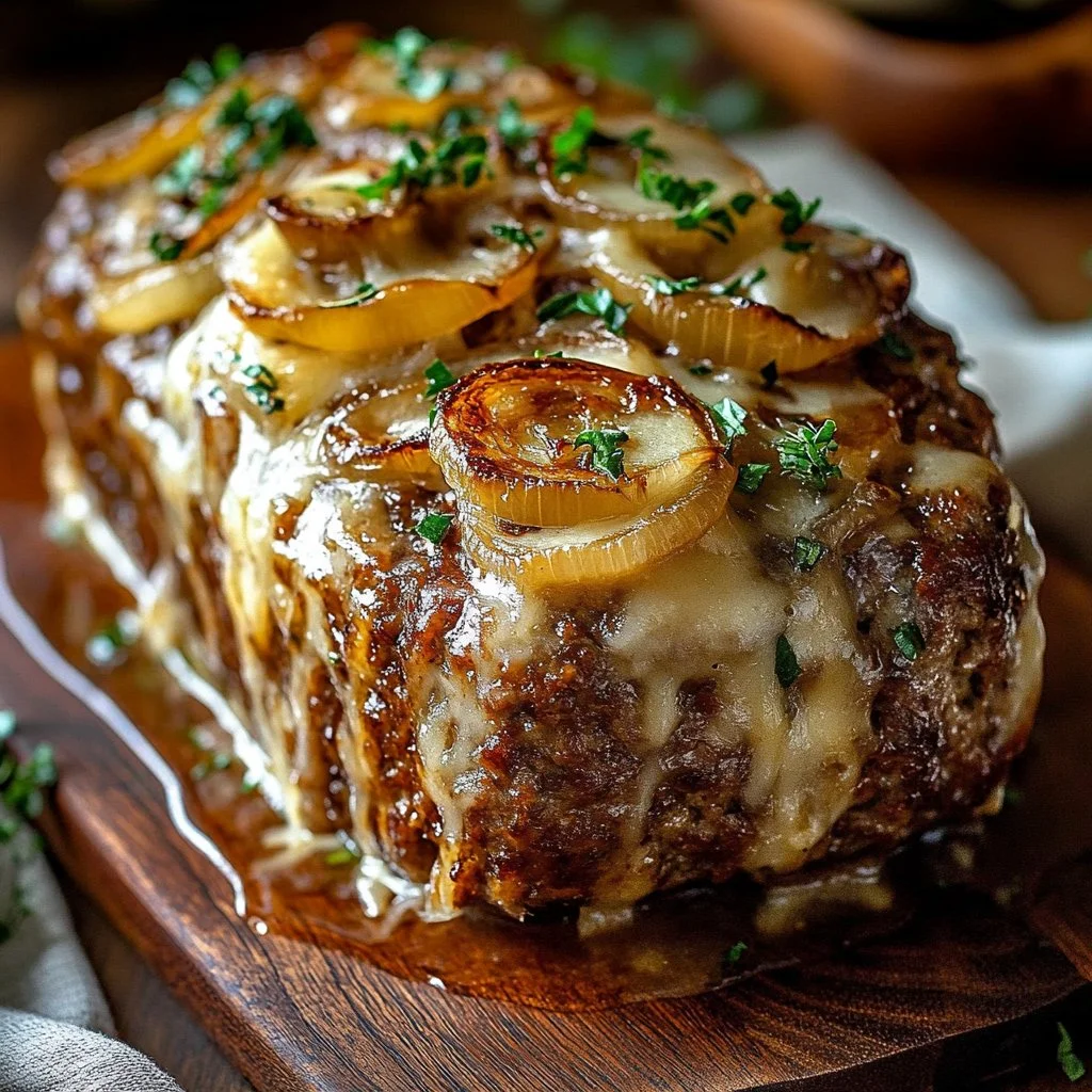 French Onion Meatloaf