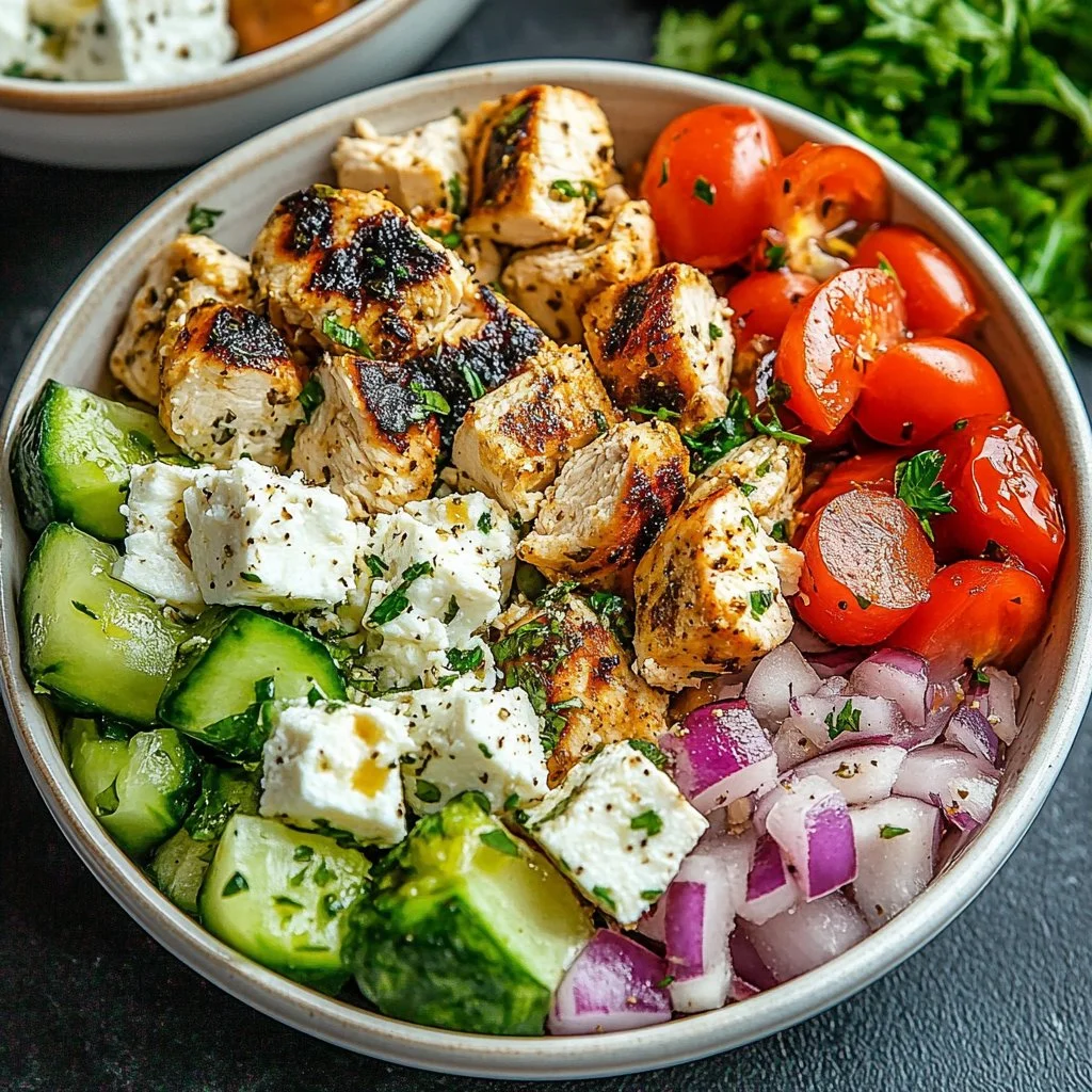 Greek Chicken Bowls