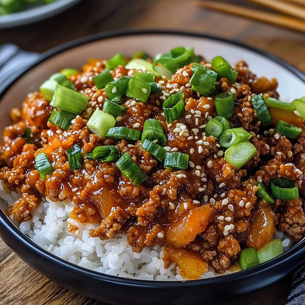 Korean-Style Ground Turkey