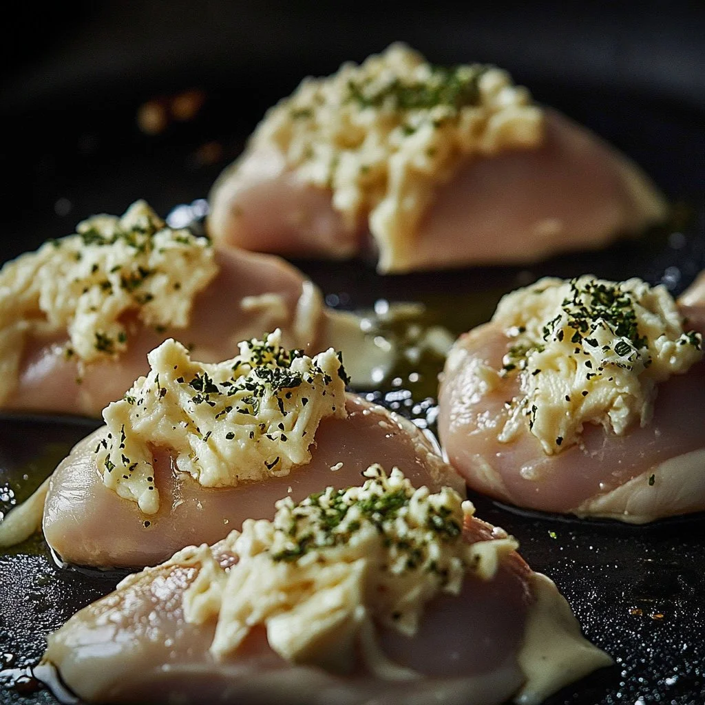 Delicious Mayonnaise–Parmesan Chicken dish ready to serve.