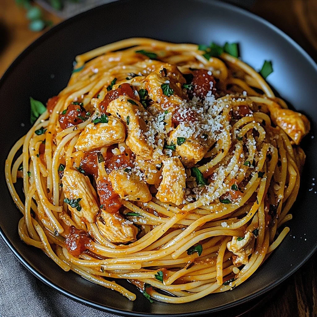 Monterey Chicken Spaghetti