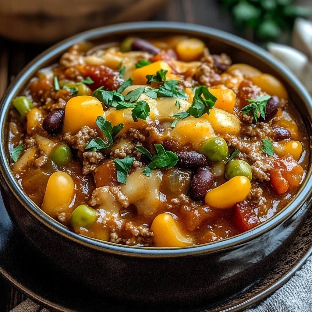 Slow Cooker Cowboy Casserole