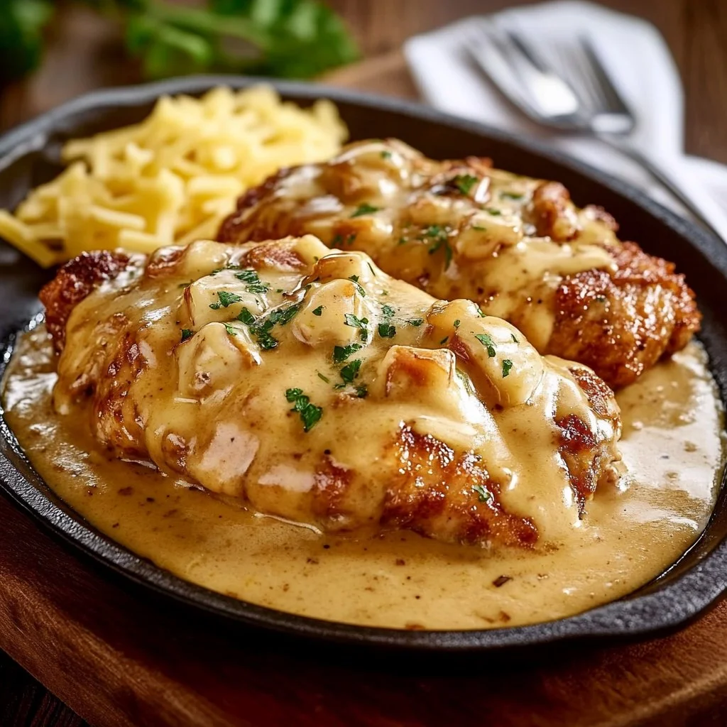 Texas Roadhouse Smothered Chicken with Jack Cheese
