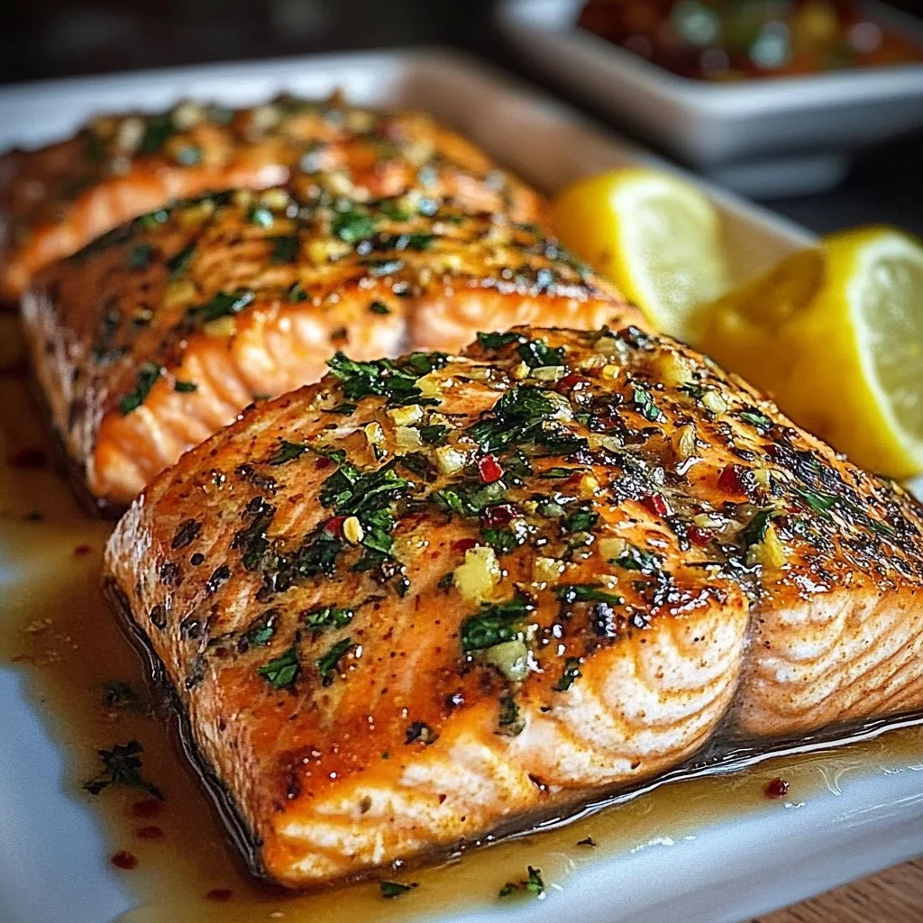 Texas Roadhouse-Style Baked Salmon