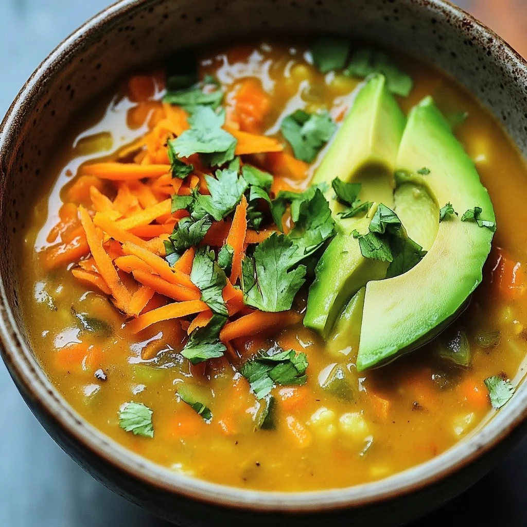 Bowl of flavorful white chicken chili garnished with cilantro and jalapeños