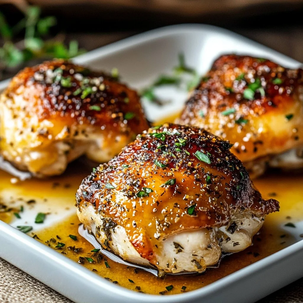 Baked Ranch Chicken Thighs