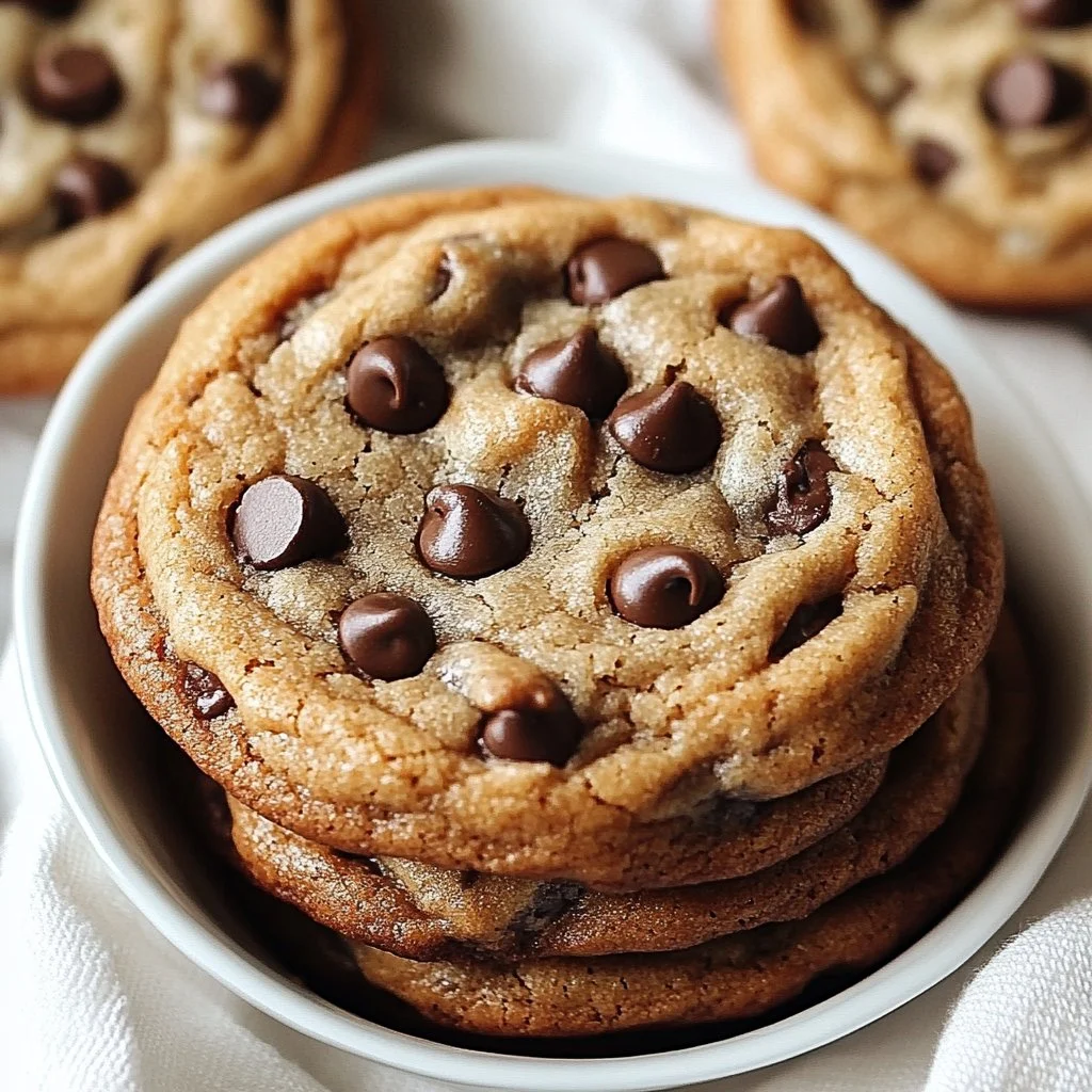 Bakery style chocolate chip cookies fresh from the oven with gooey chocolate chips