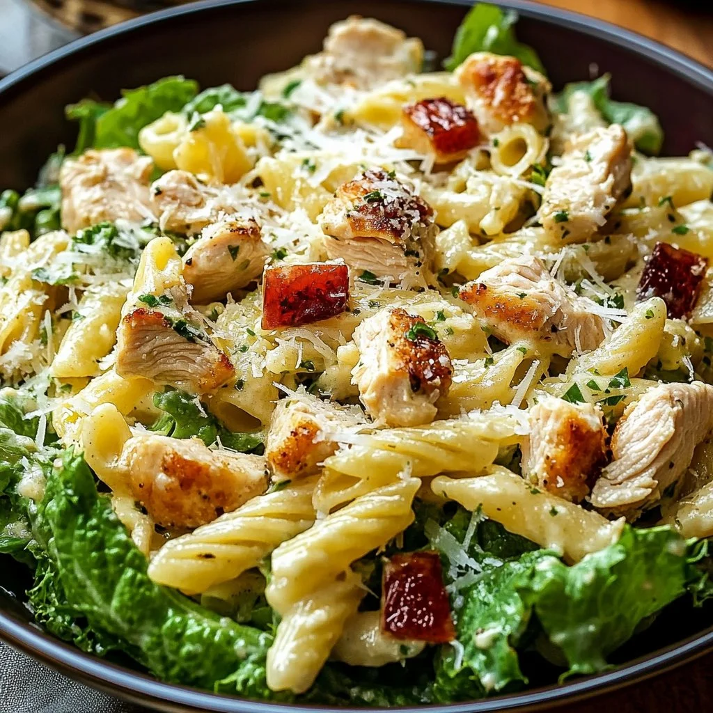 Chicken Caesar Pasta Salad