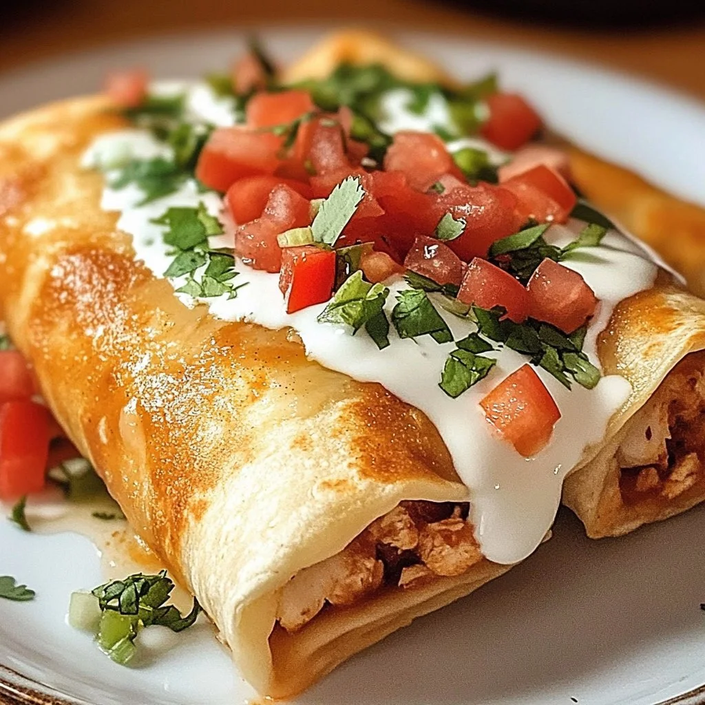 Chicken Chimichangas