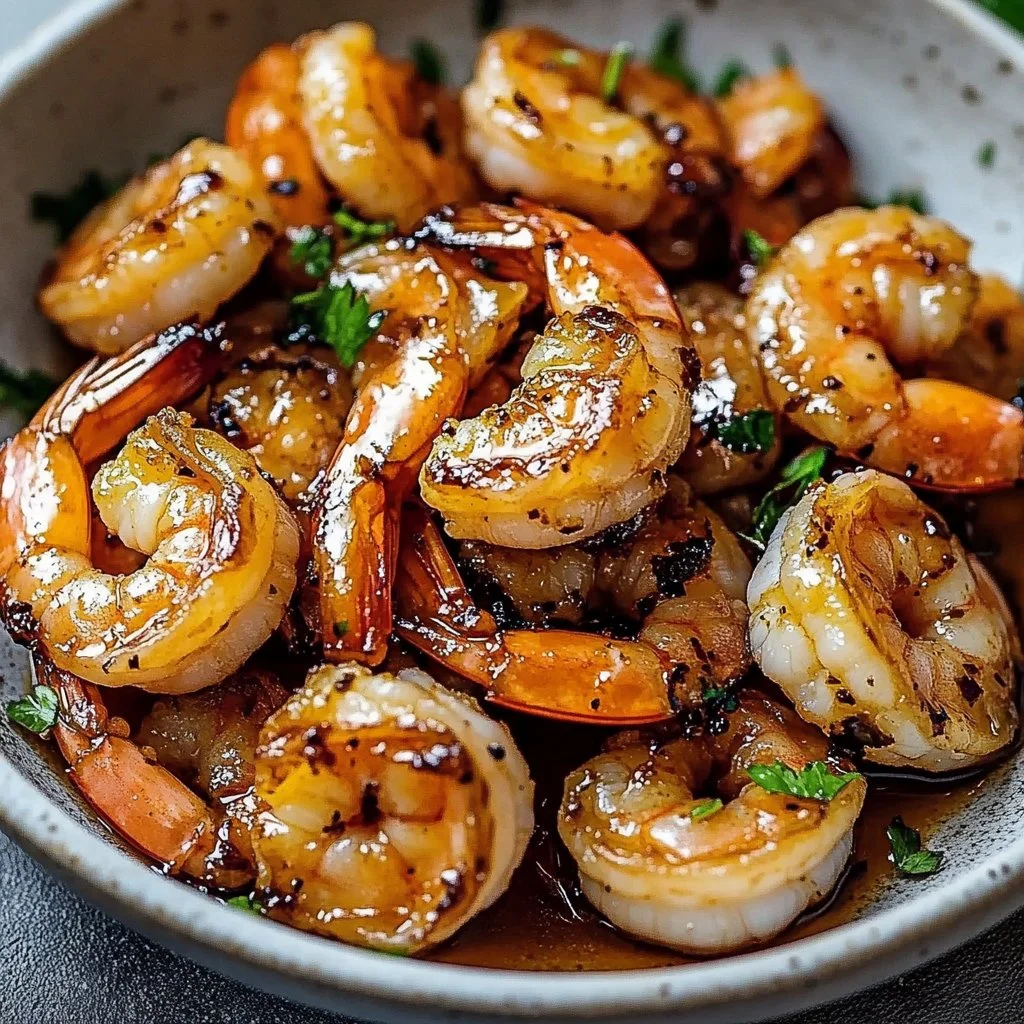 High-Protein Honey Garlic Shrimp