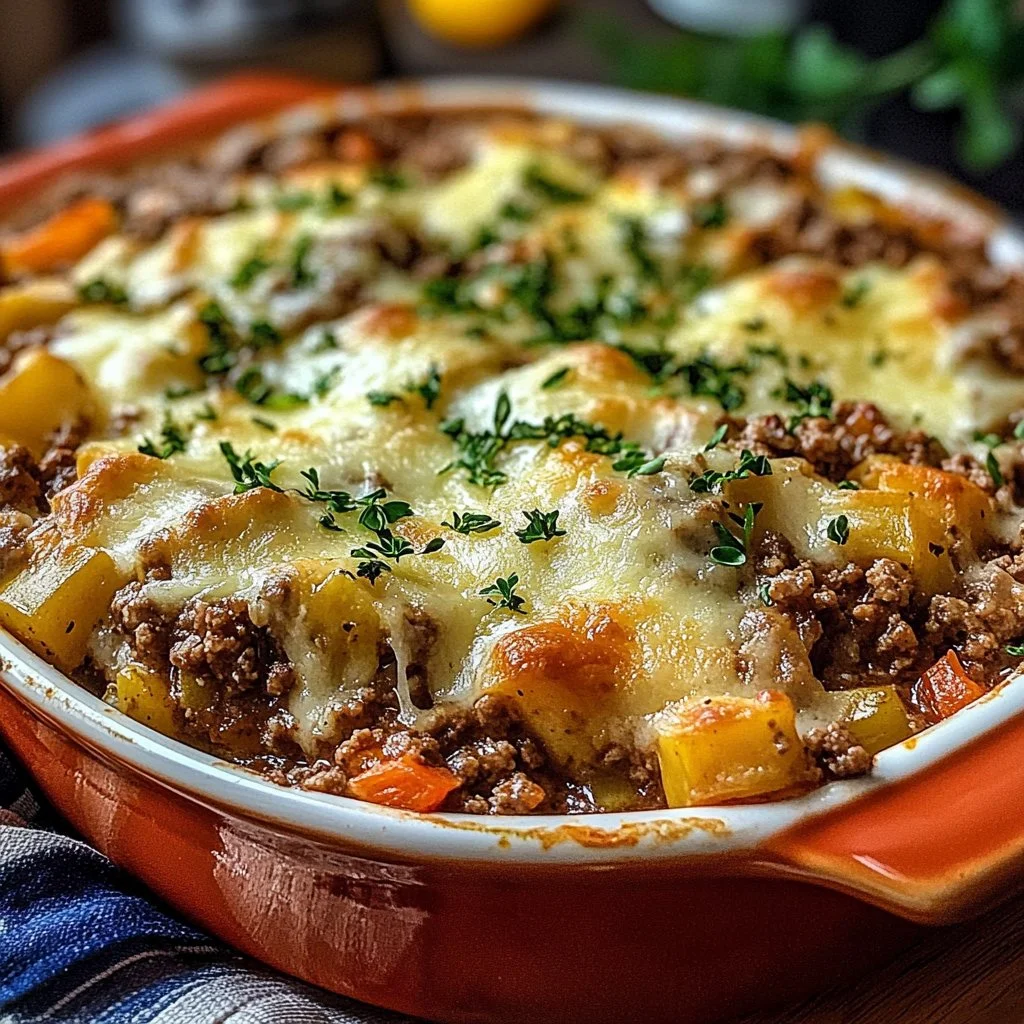 Hobo Casserole Ground Beef