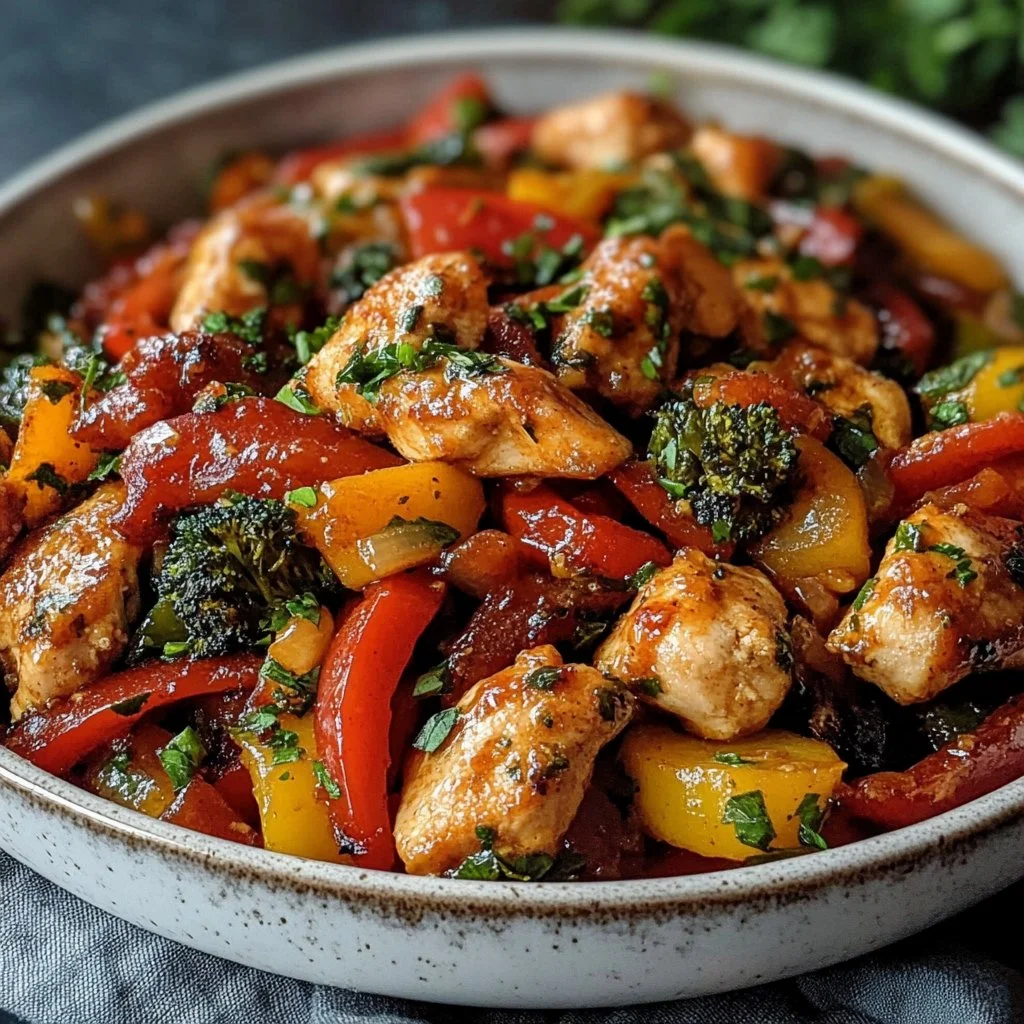 Mediterranean Chicken Stir-Fry