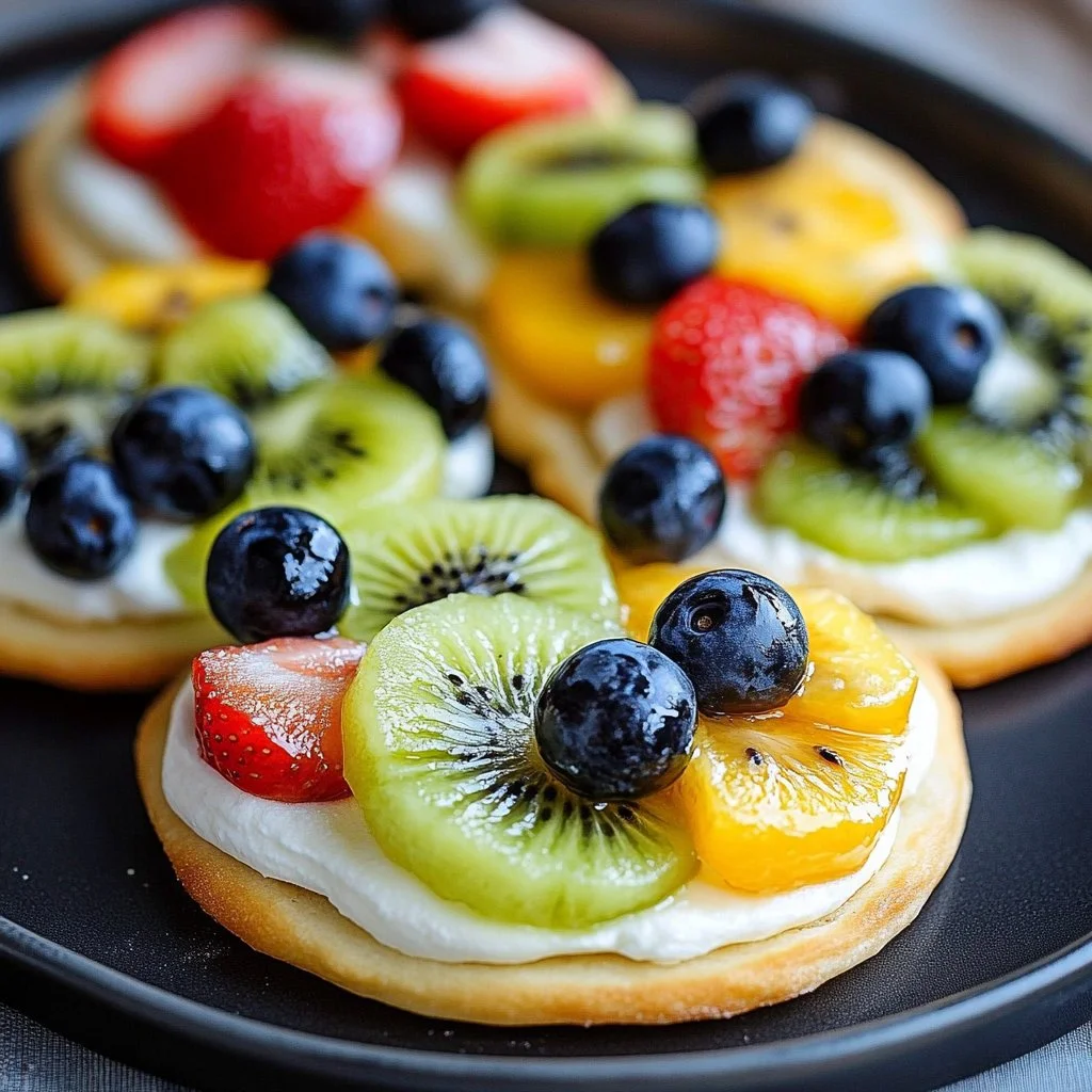 Mini Fruit Pizzas