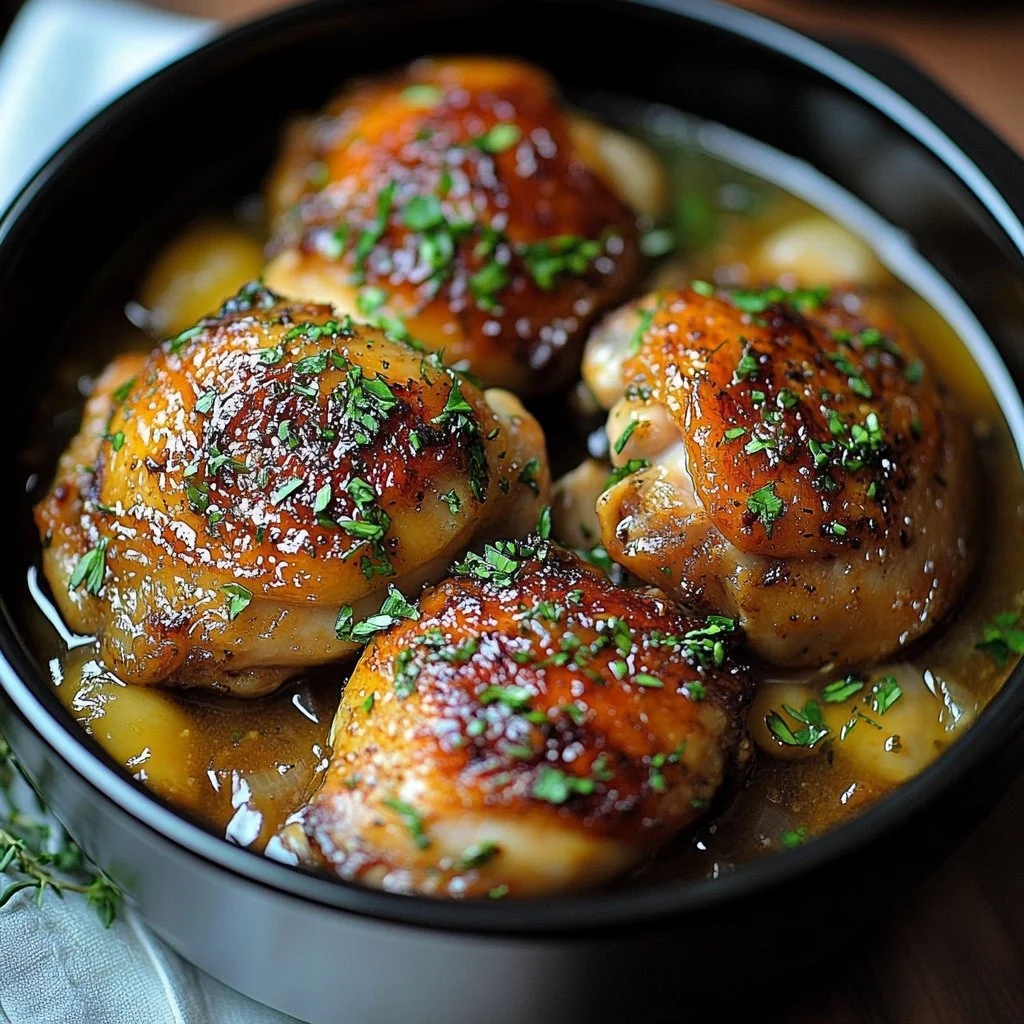Slow Cooker Chicken Thighs