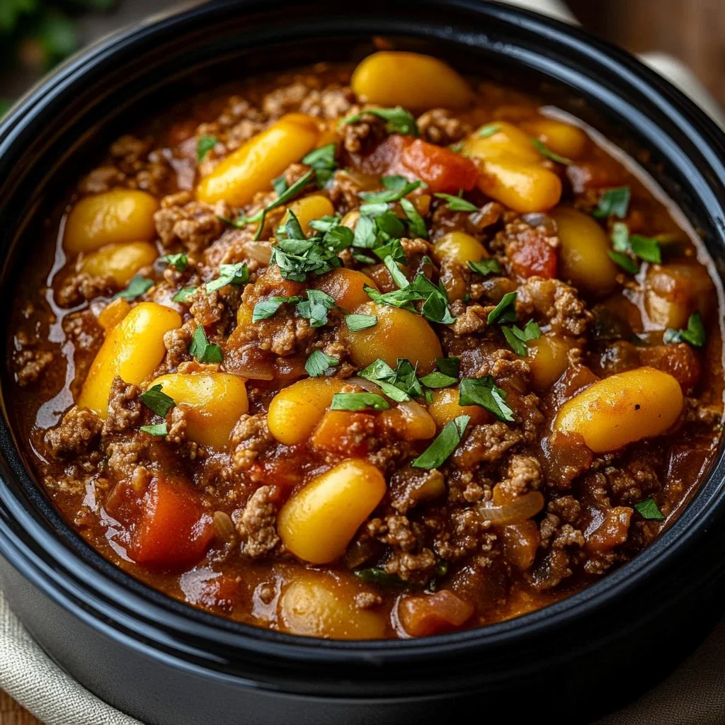 Slow Cooker Cowboy Casserole