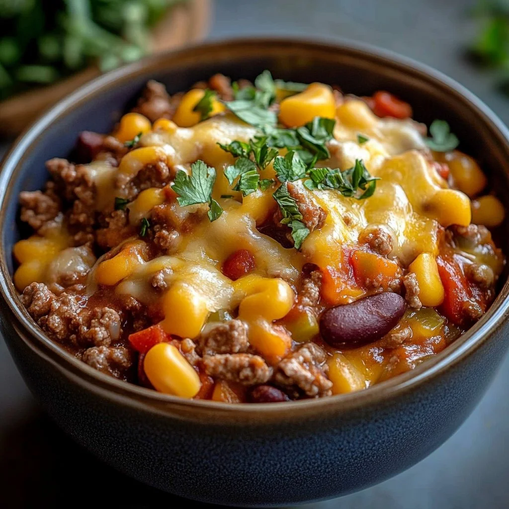 Slow Cooker Cowboy Casserole