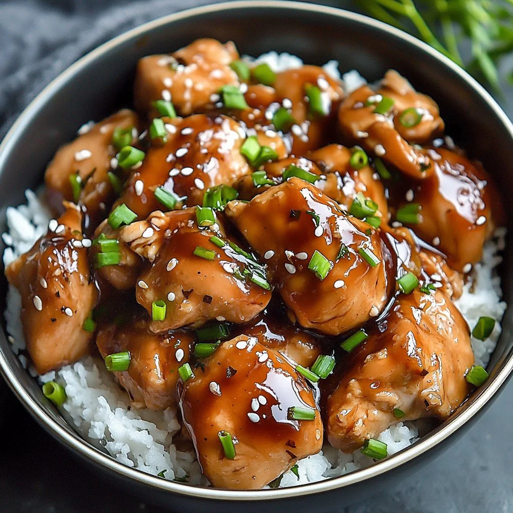 Slow Cooker Honey Garlic Chicken