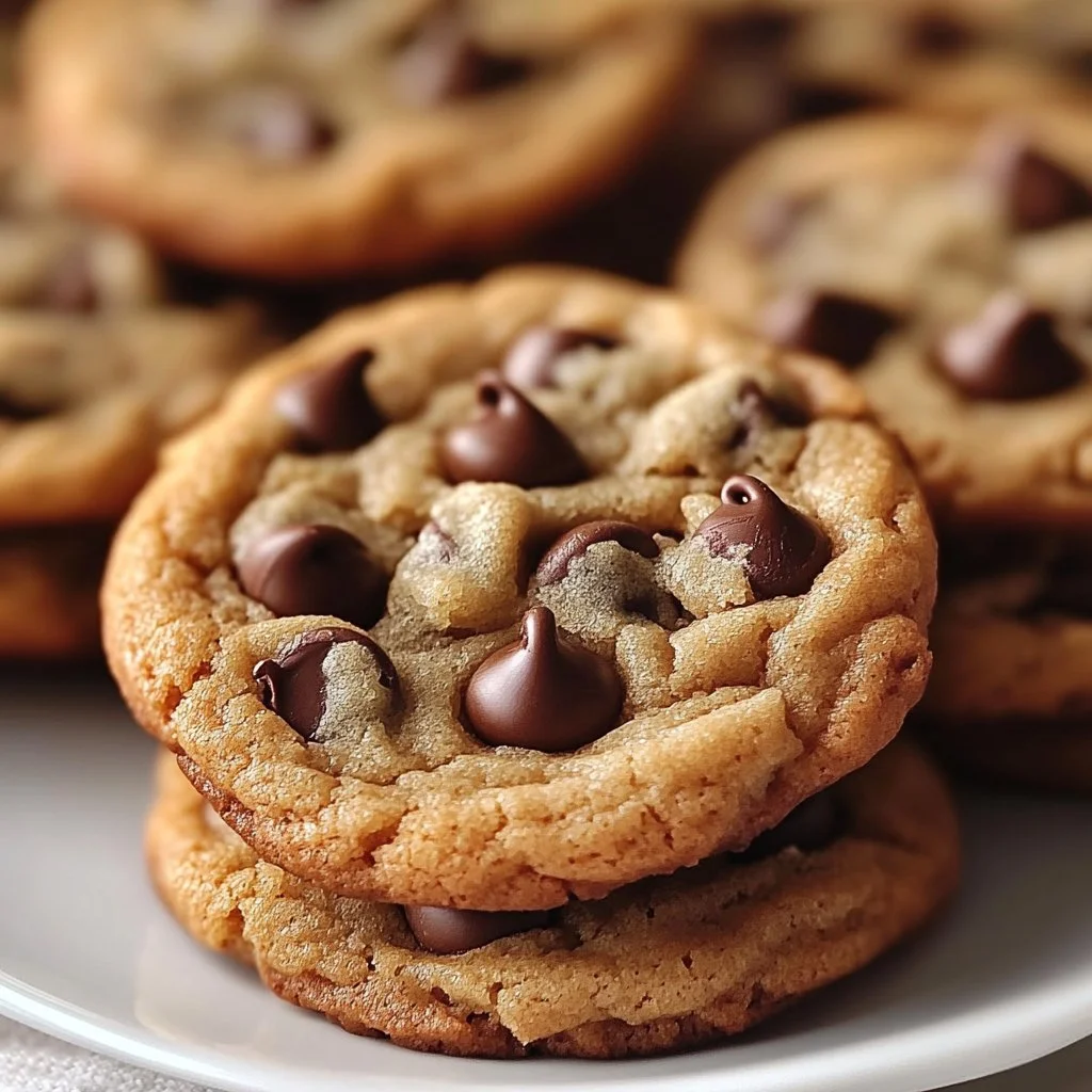 Delicious soft batch chocolate chip cookies baked to perfection