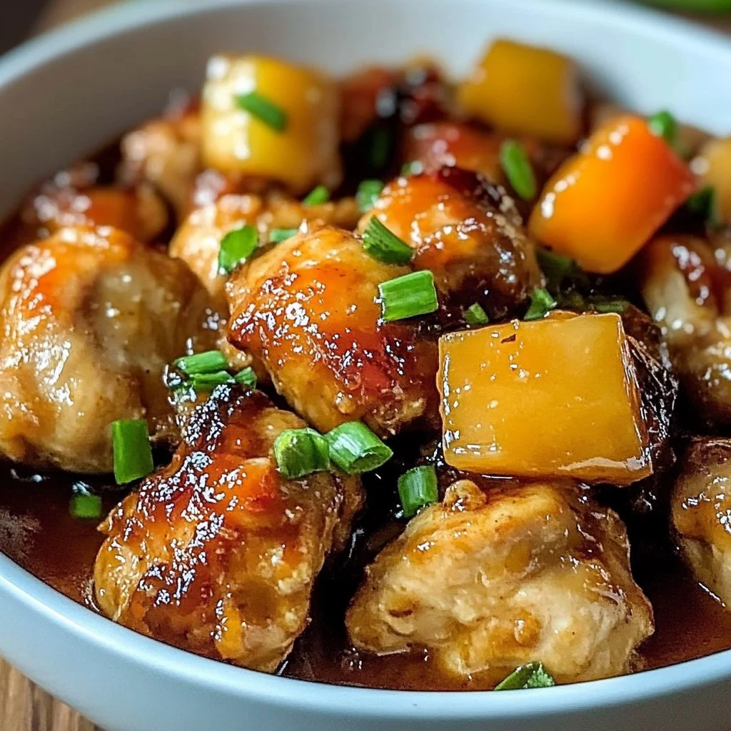Sweet Hawaiian Crock Pot Chicken