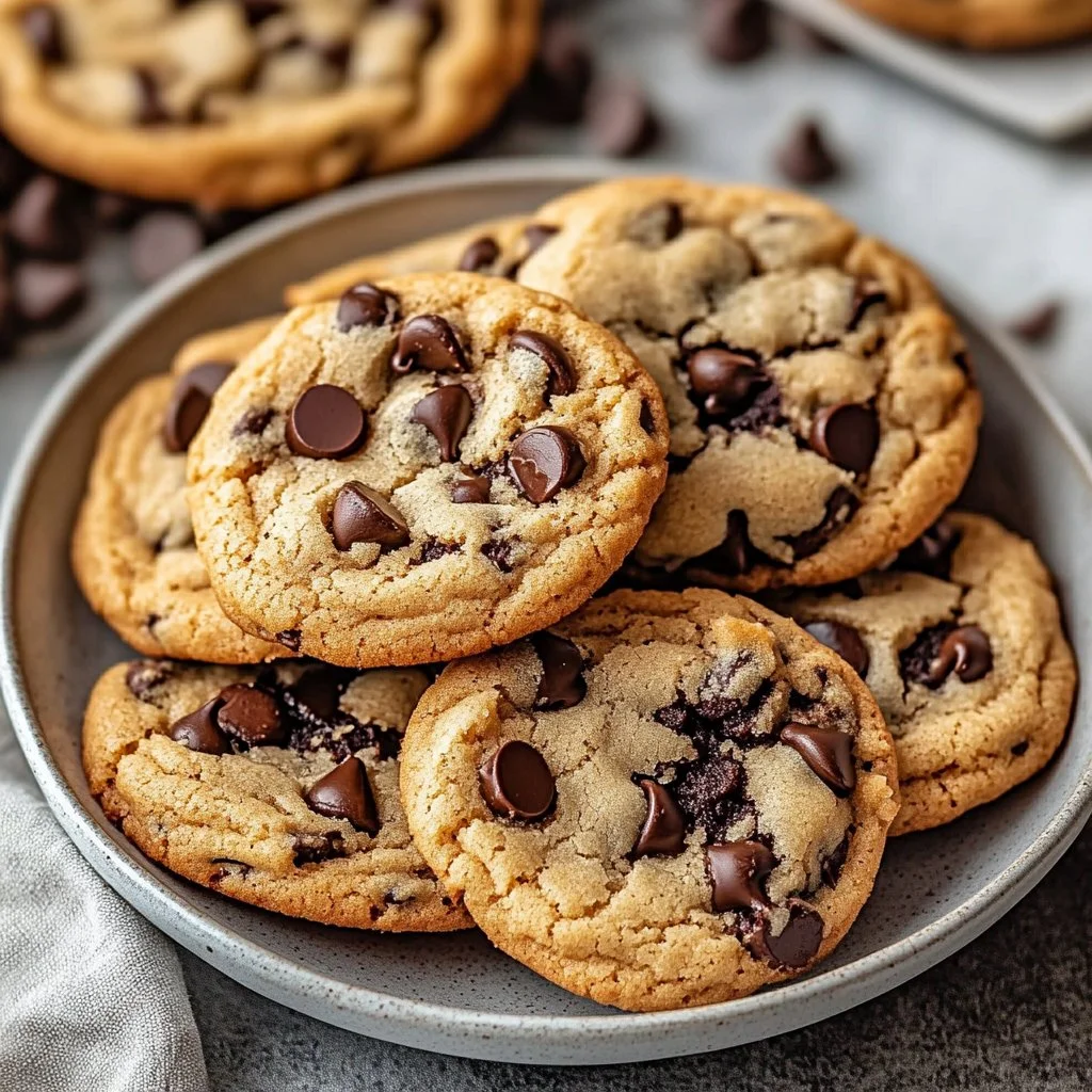 Ultra Thick Bakery Style Chocolate Chip Cookies