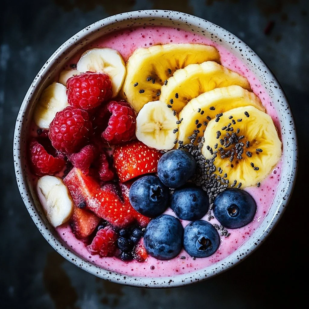 5-Minute Fruit Smoothie Bowl (with Greek Yogurt)