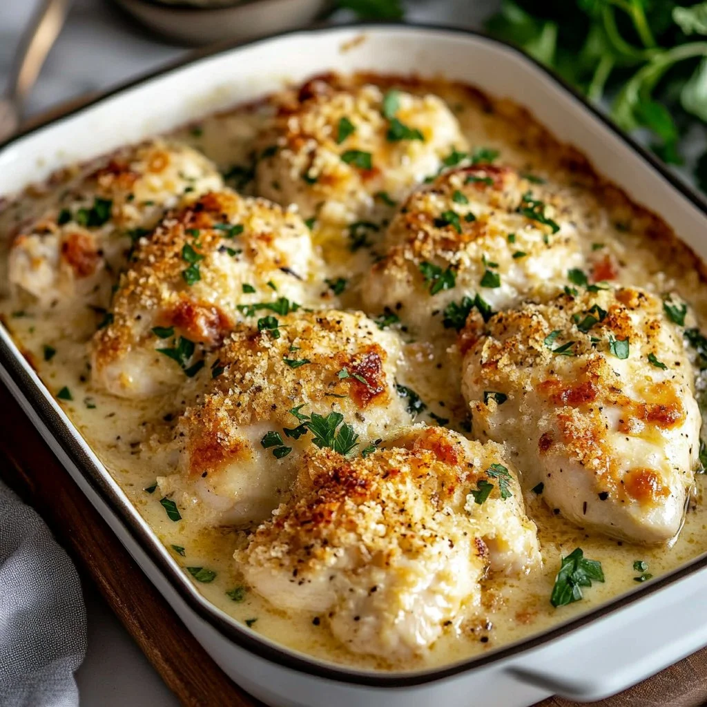 Baked Caesar Chicken