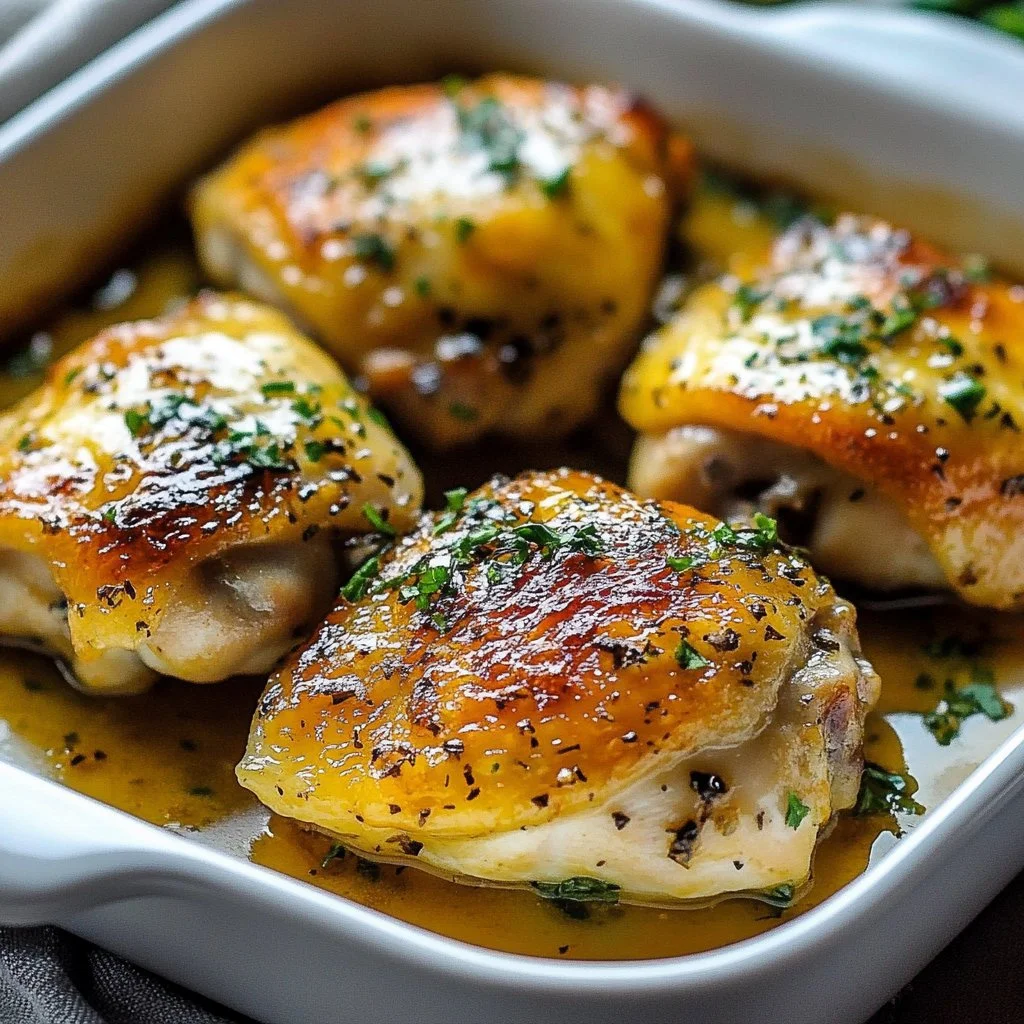 Baked Chicken Thighs
