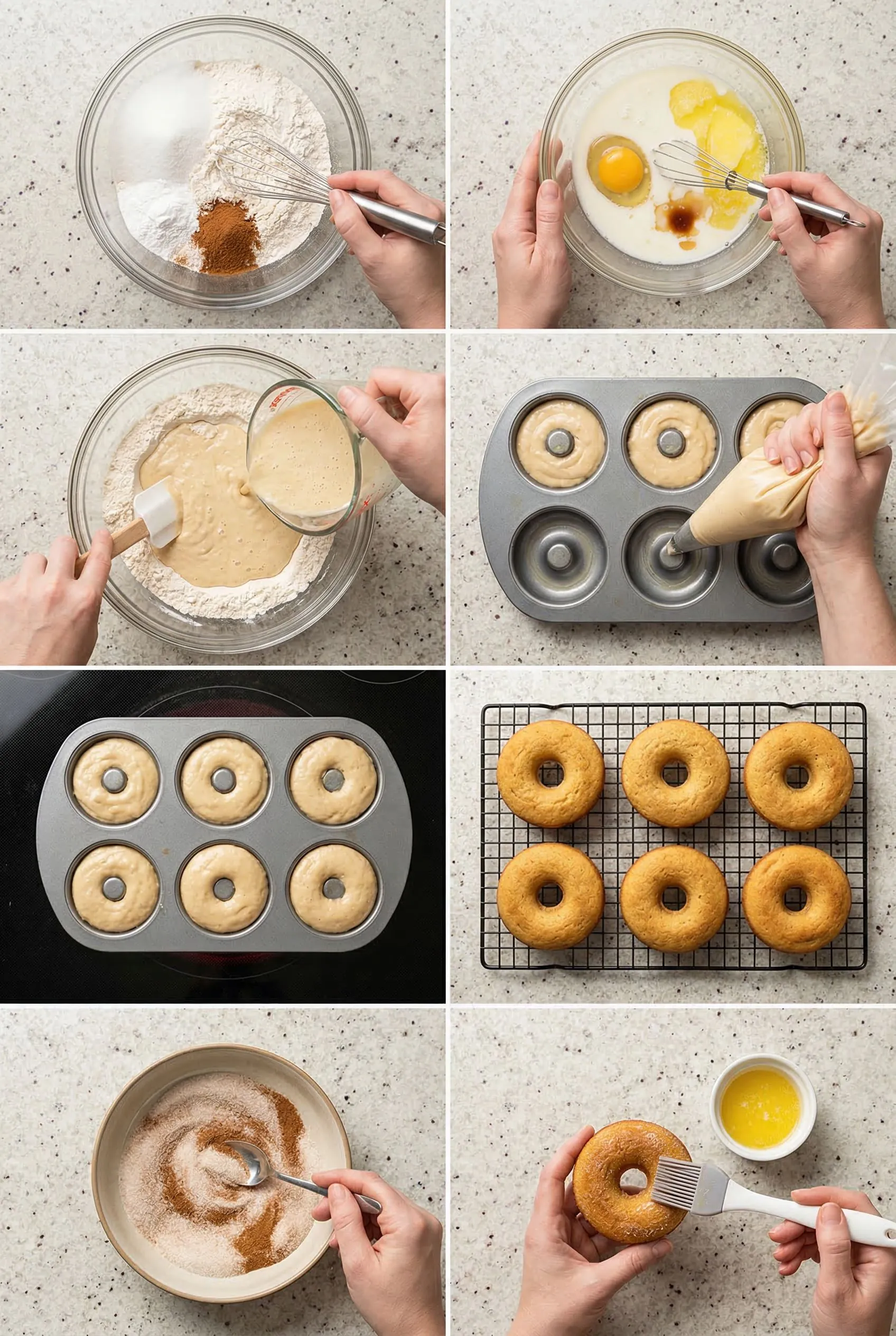 baked-cinnamon-sugar-donuts steps