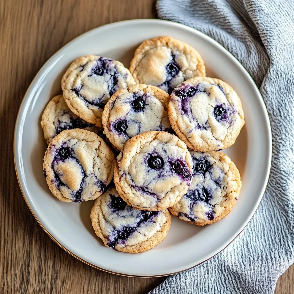 Blueberry Cheesecake Cookies