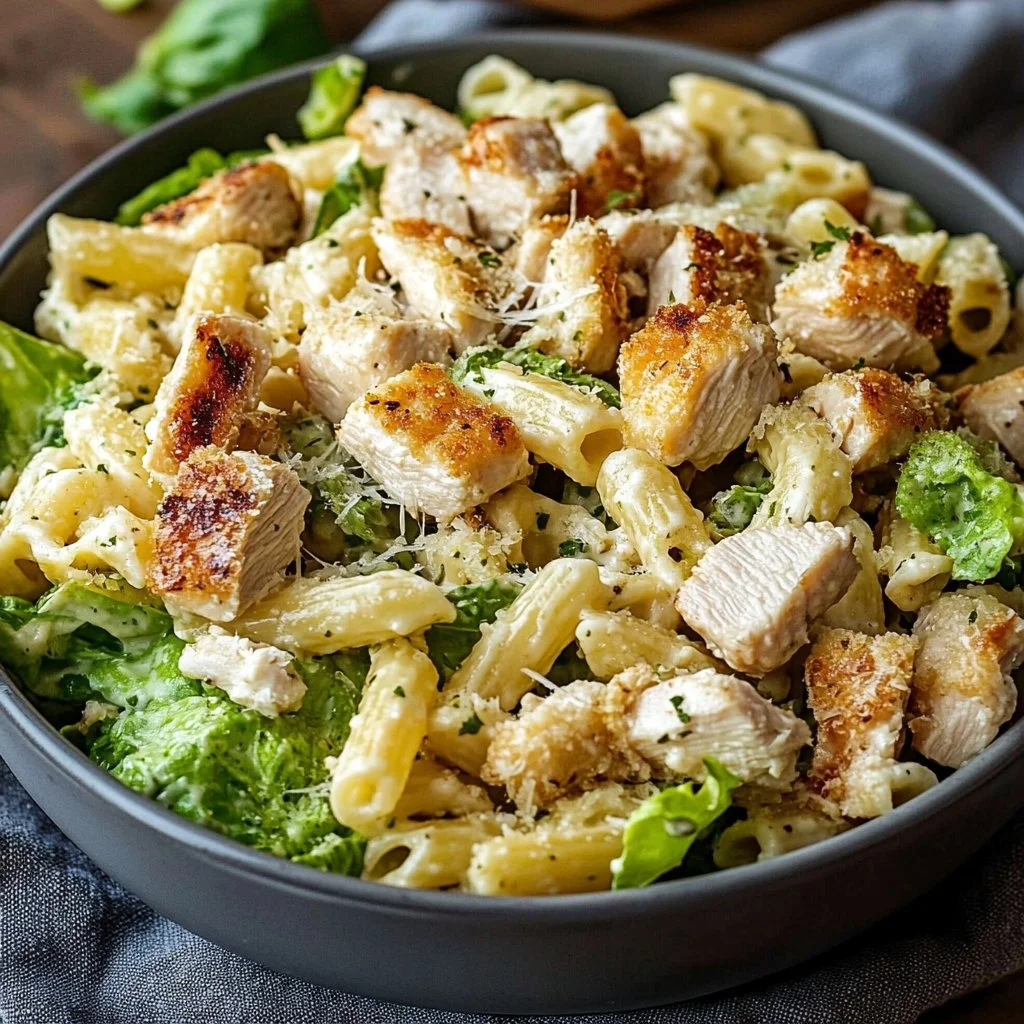 Chicken Caesar Pasta Salad