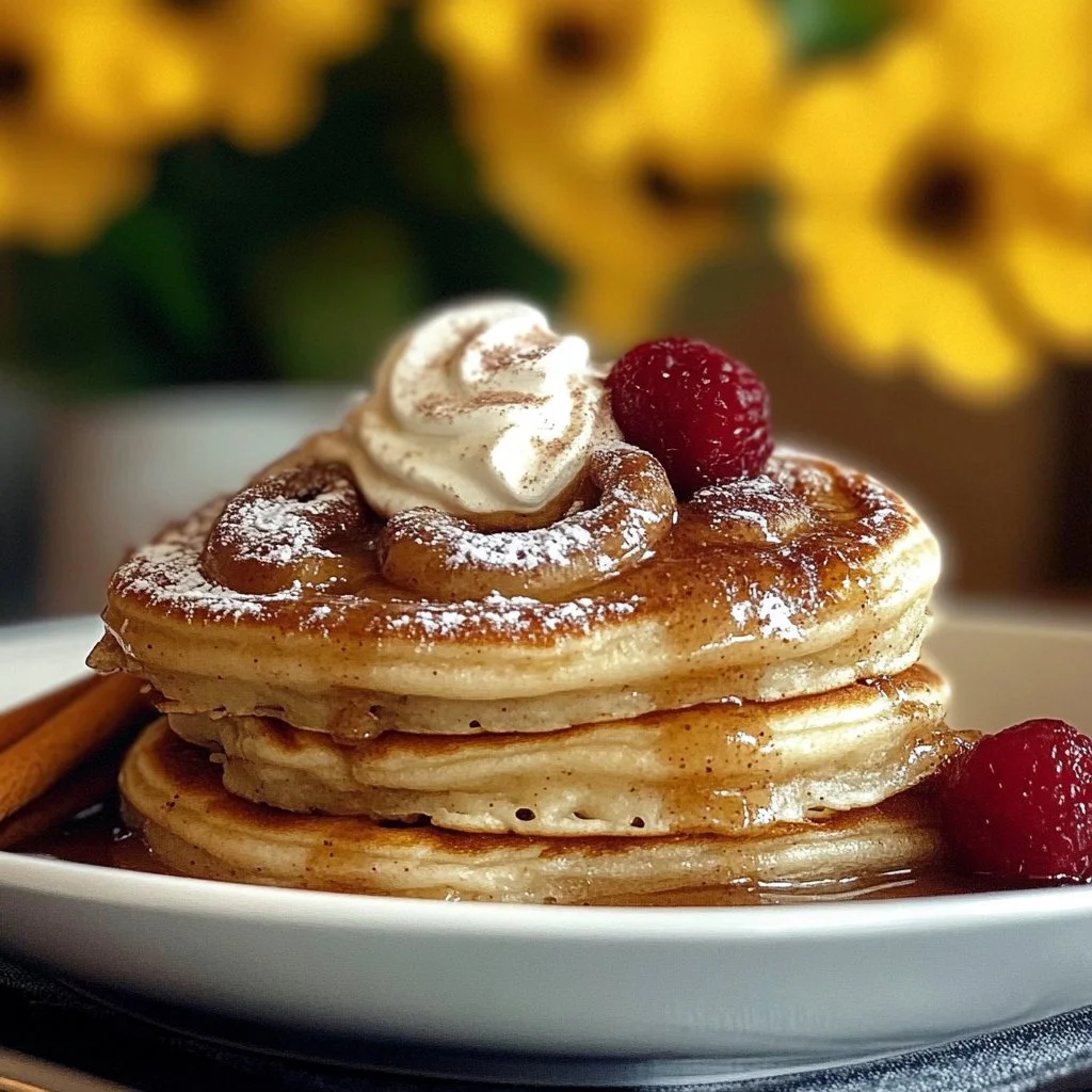 Cinnamon Roll Pancakes
