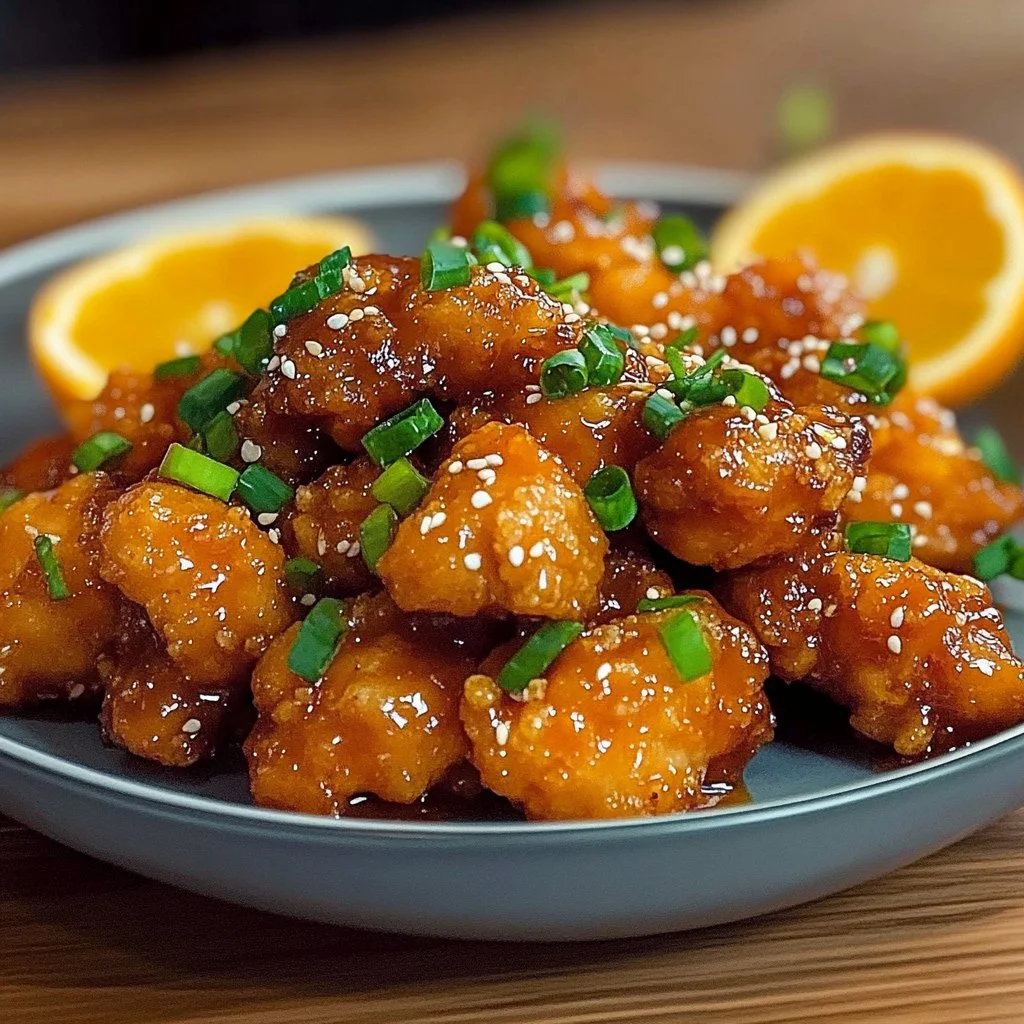 Crispy Homemade Orange Chicken