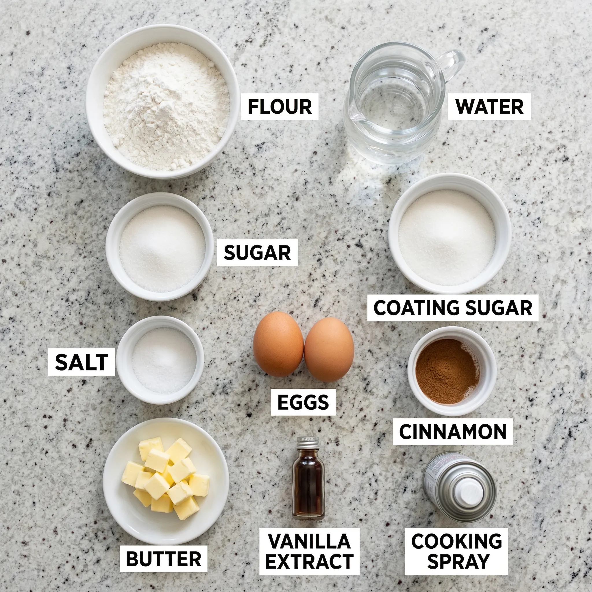 crispy-air-fryer-churro-bites ingredients