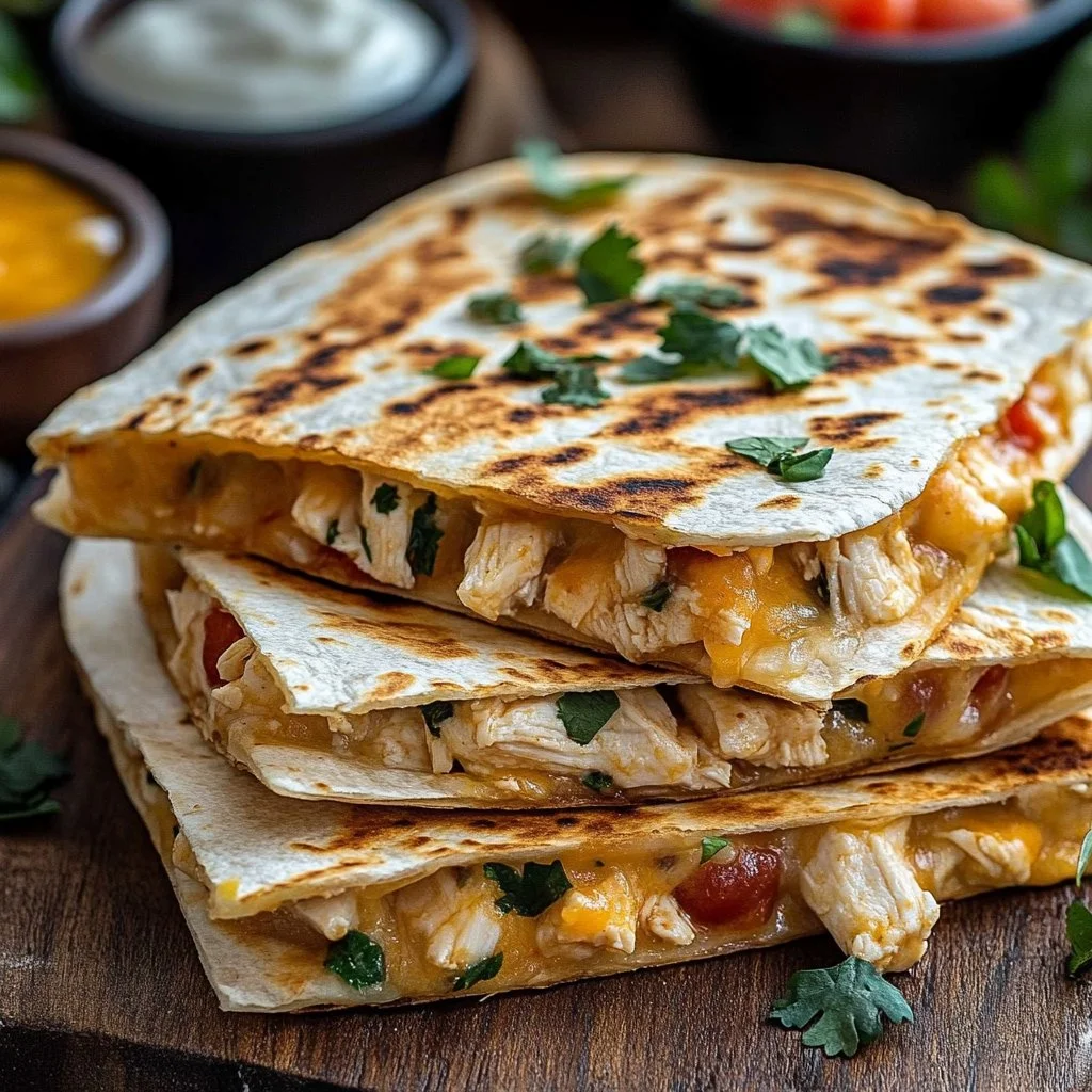 High-Protein Chicken Ranch Quesadilla