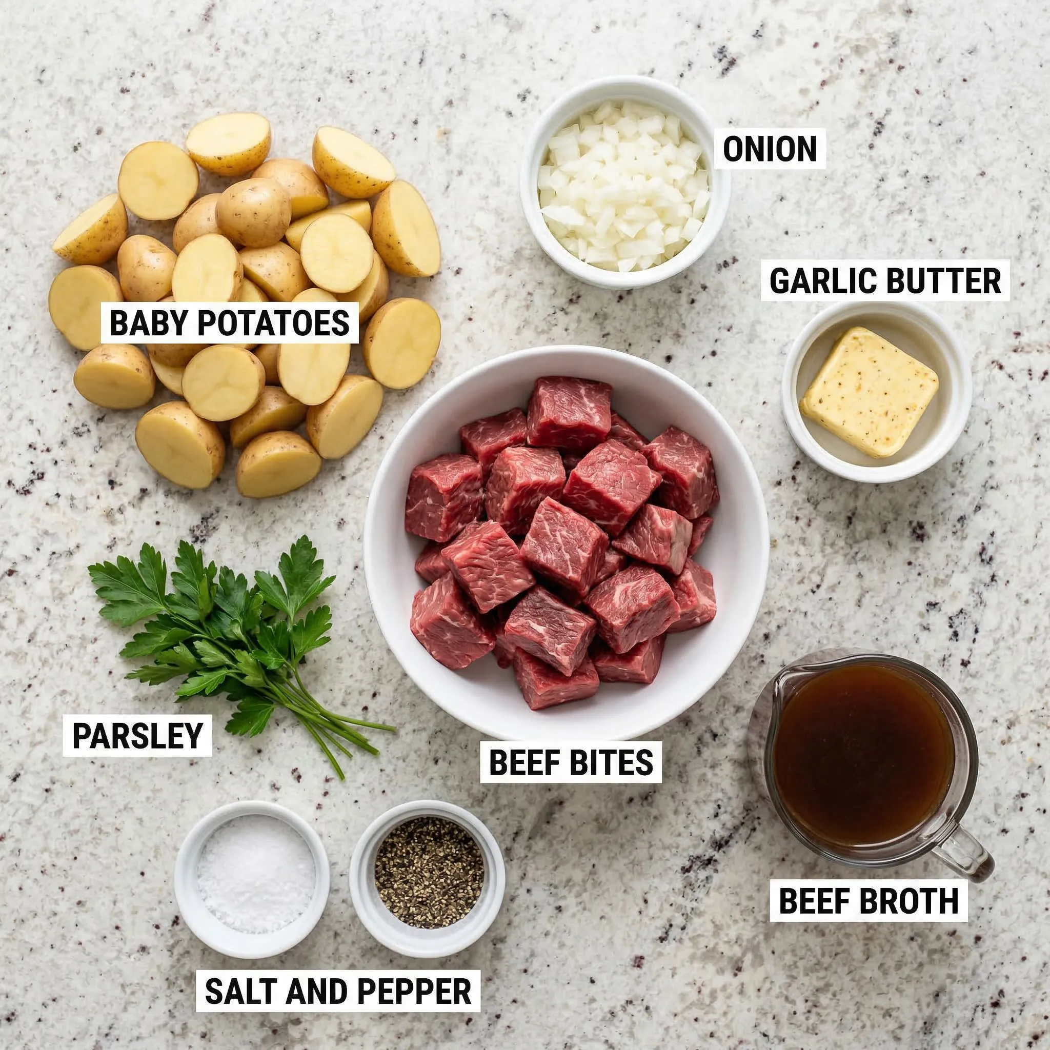 High Protein Slow Cooker Garlic Butter Beef Bites 1 high-protein-slow-cooker-garlic-butter-beef-bites ingredients