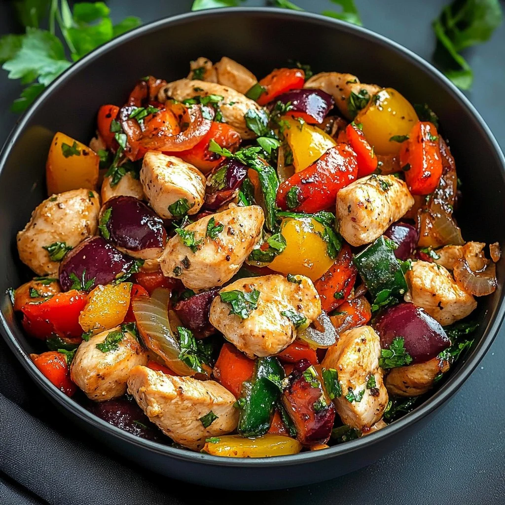 Mediterranean Chicken Stir Fry