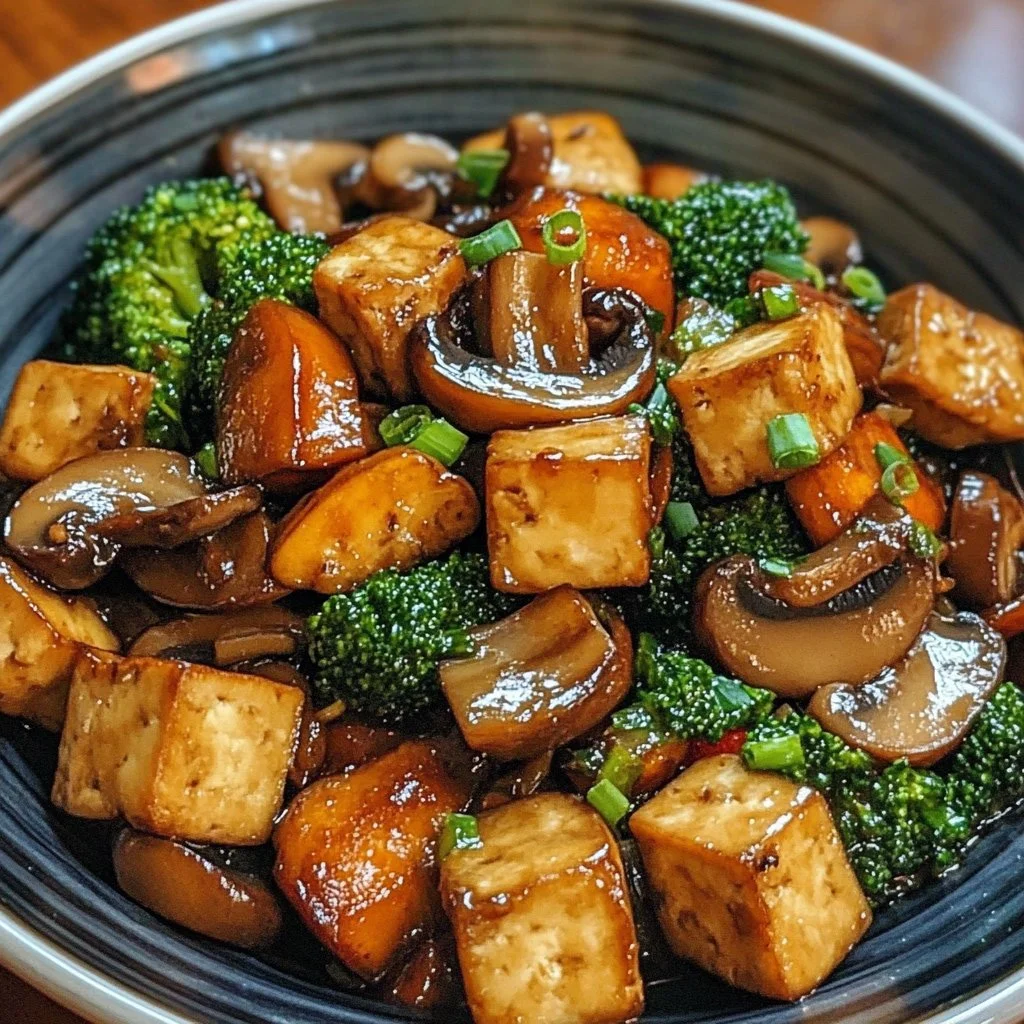 Mushroom and Tofu Stir-Fry