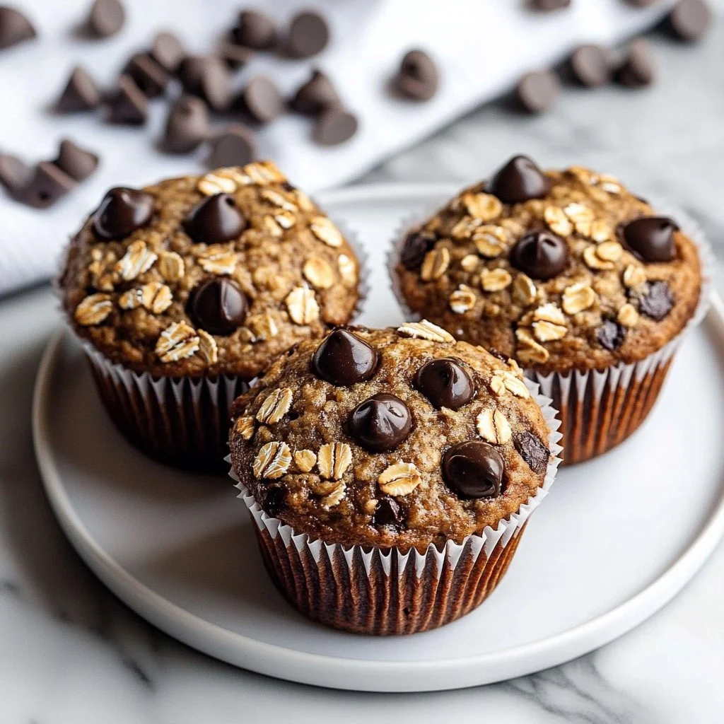 Fearless 3-Day Oatmeal Chocolate Chip Breakfast Muffins