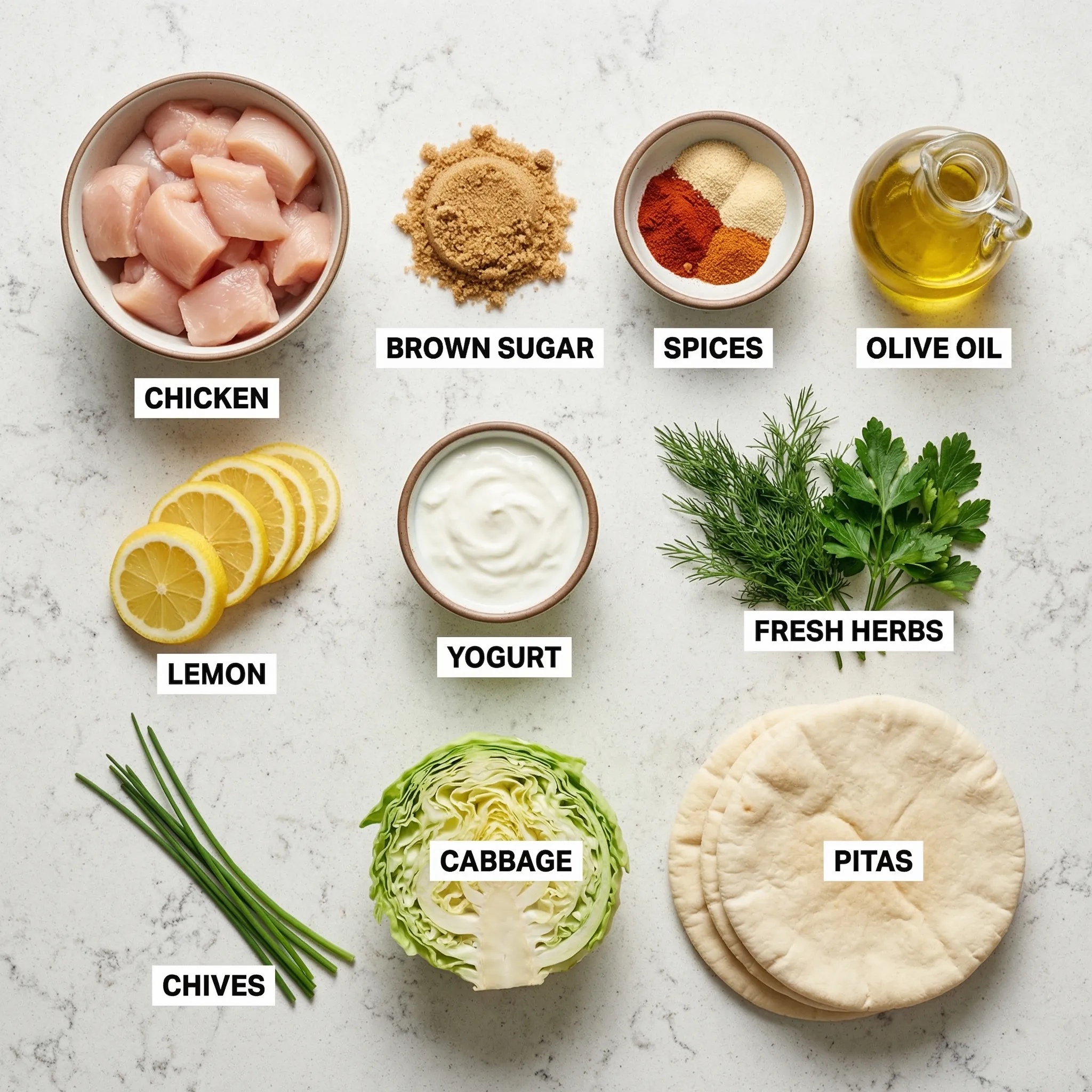 Sheet Pan Chicken Pitas 1 sheet-pan-chicken-pitas ingredients