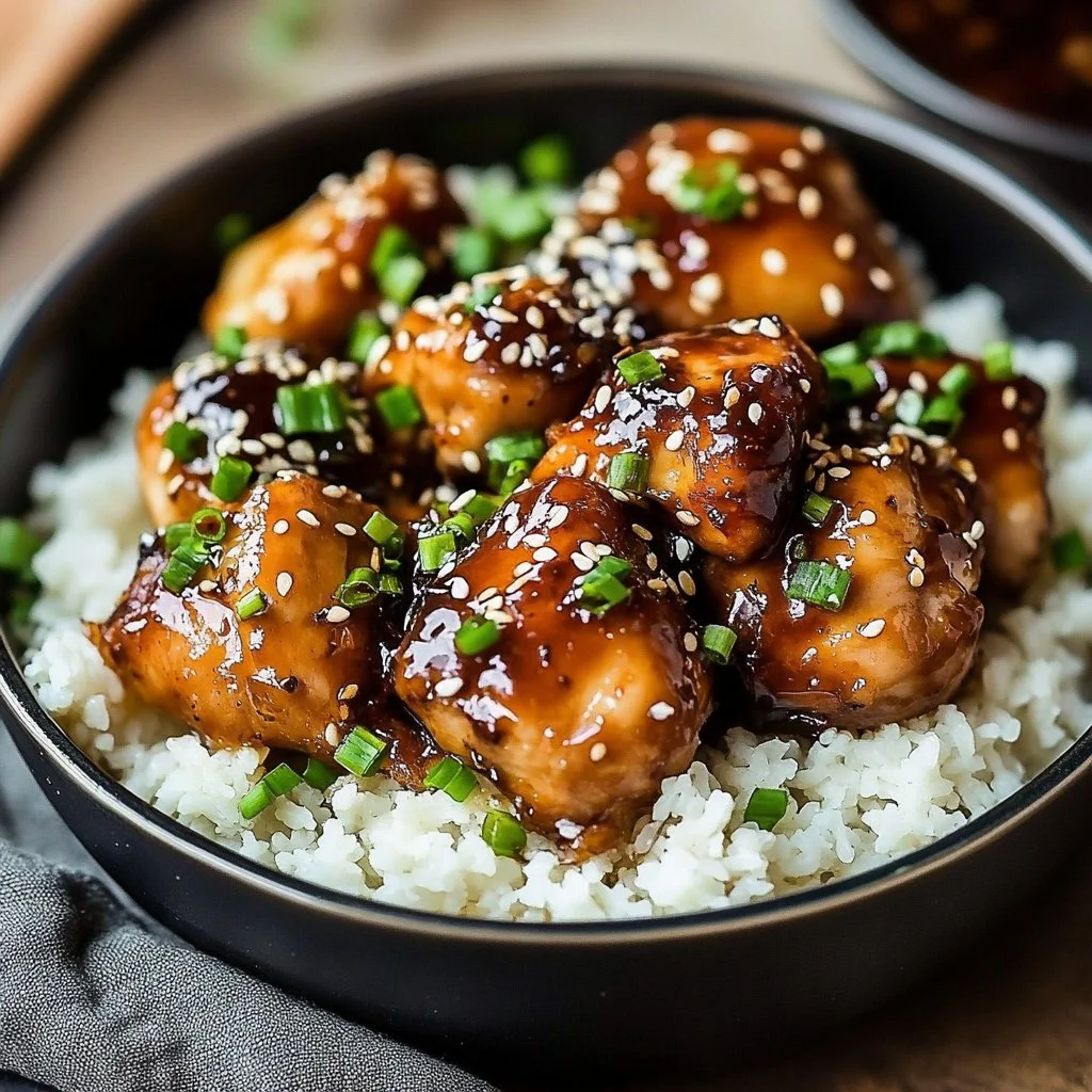 Slow Cooker Honey Garlic Chicken