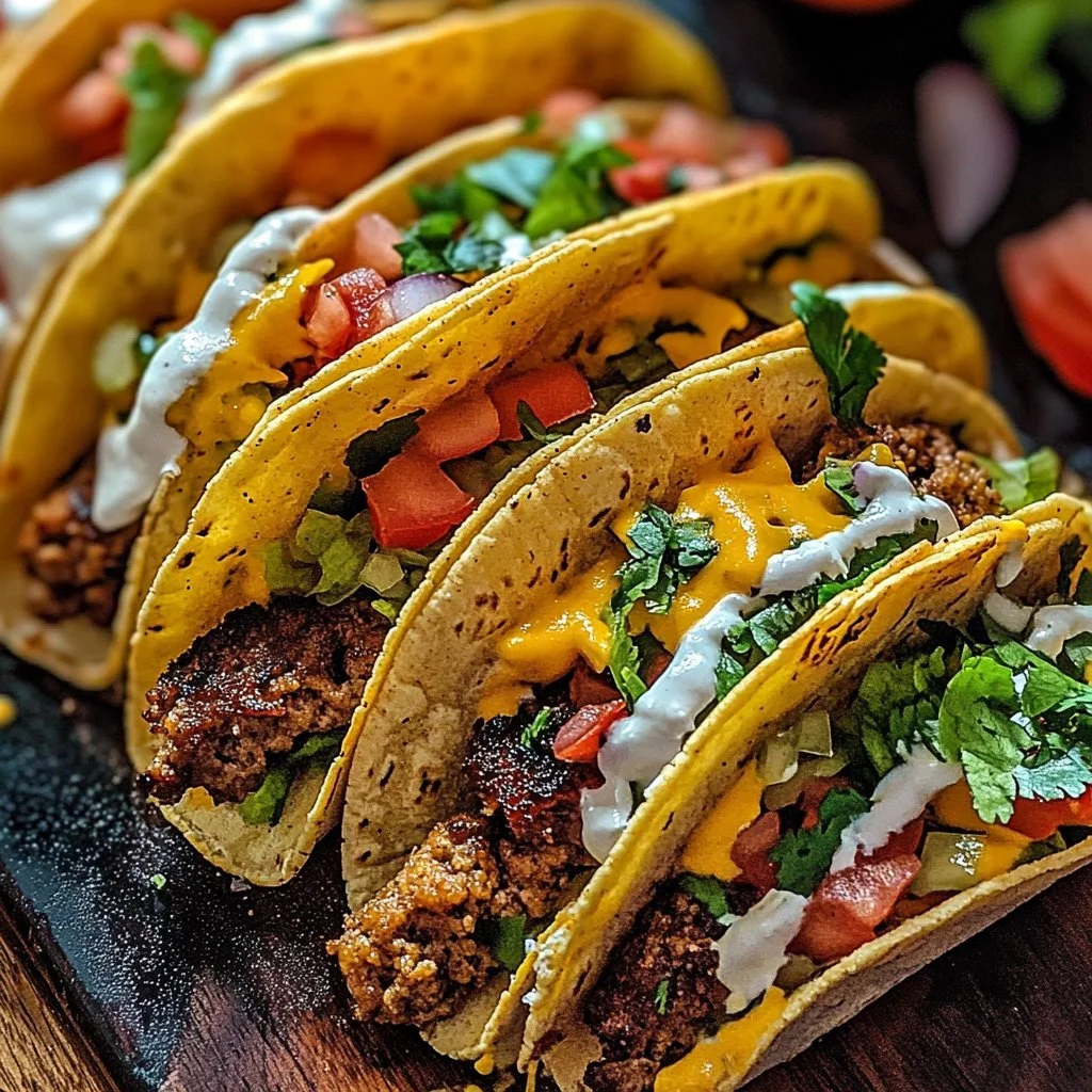 Smash Burger Tacos