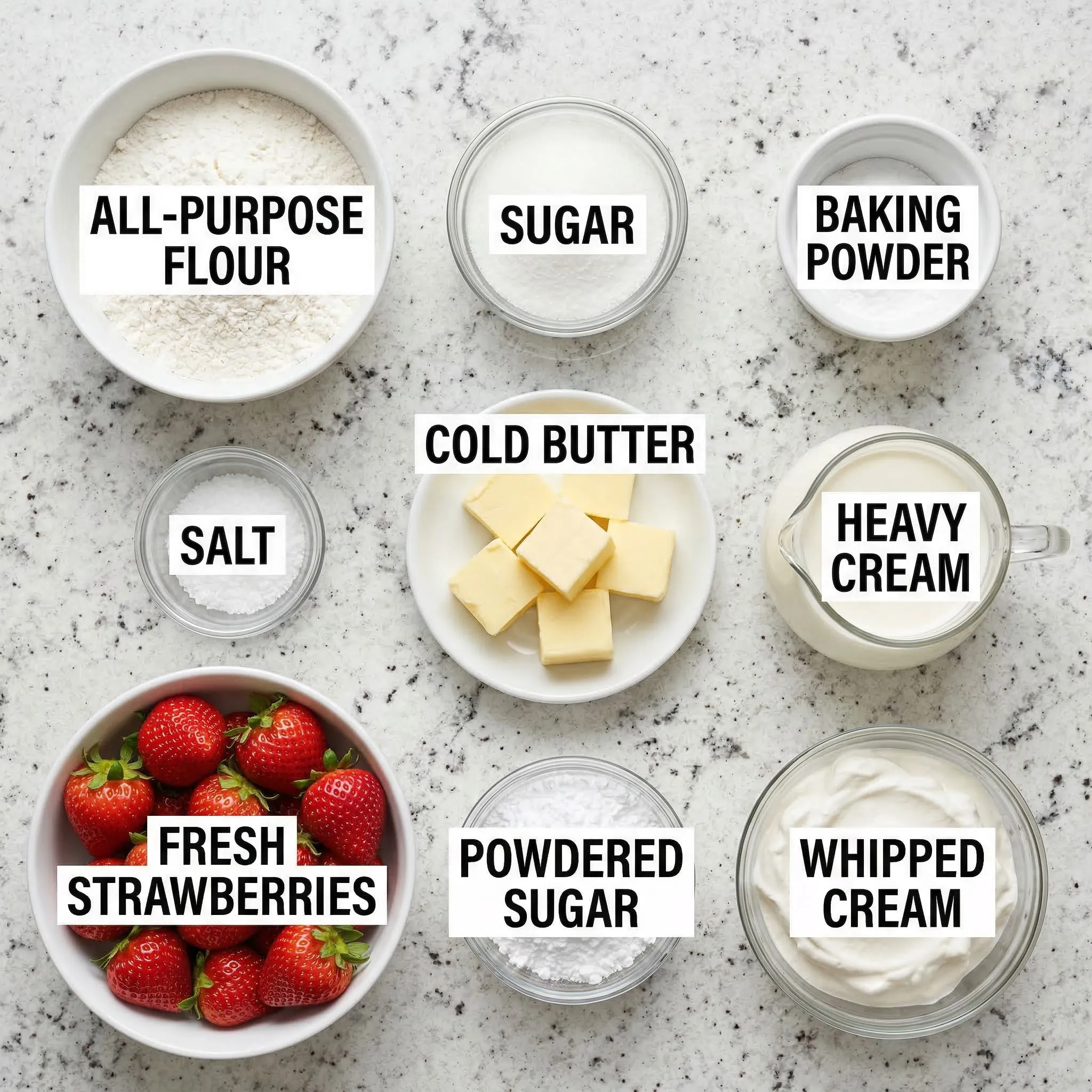 strawberry-shortcake ingredients