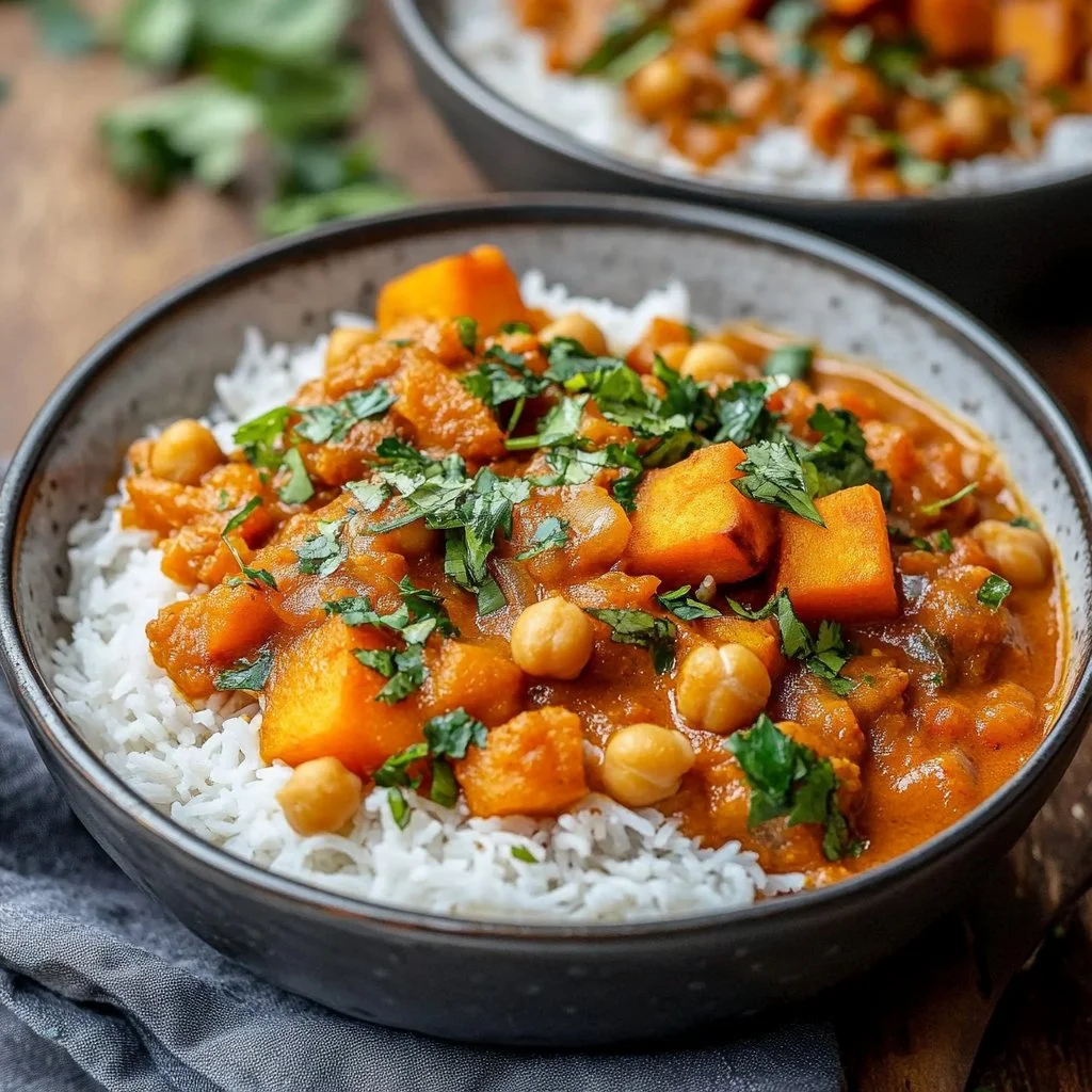 Sweet Potato and Chickpea Curry