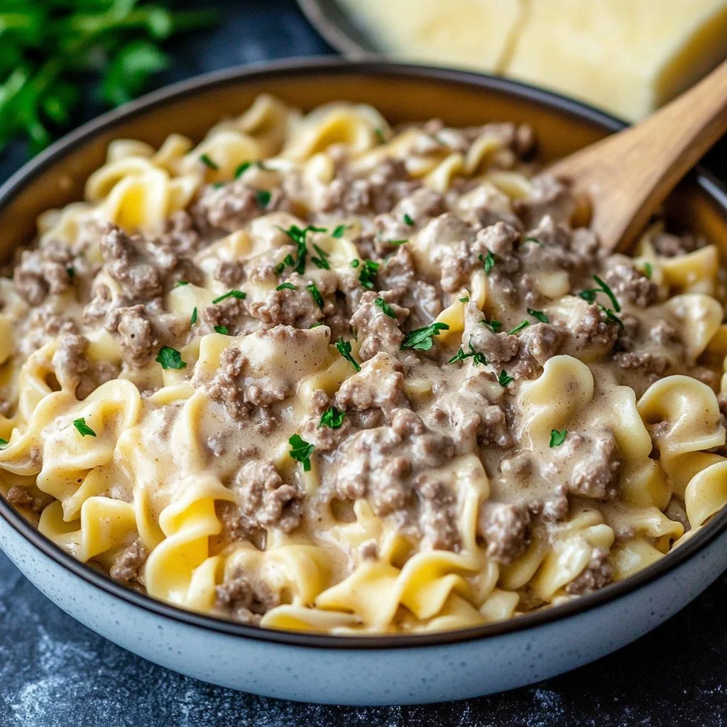 30-Minute Ground Beef Stroganoff