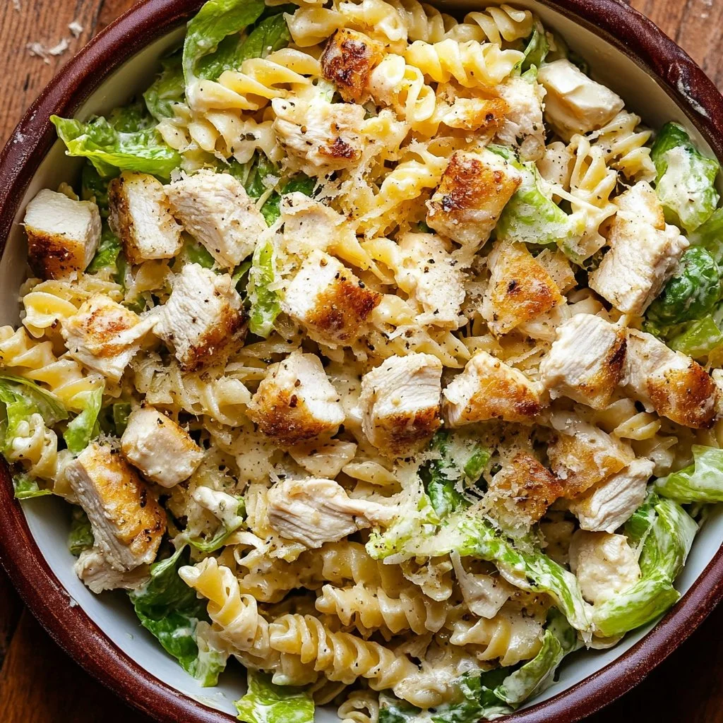 Chicken Caesar Pasta Salad