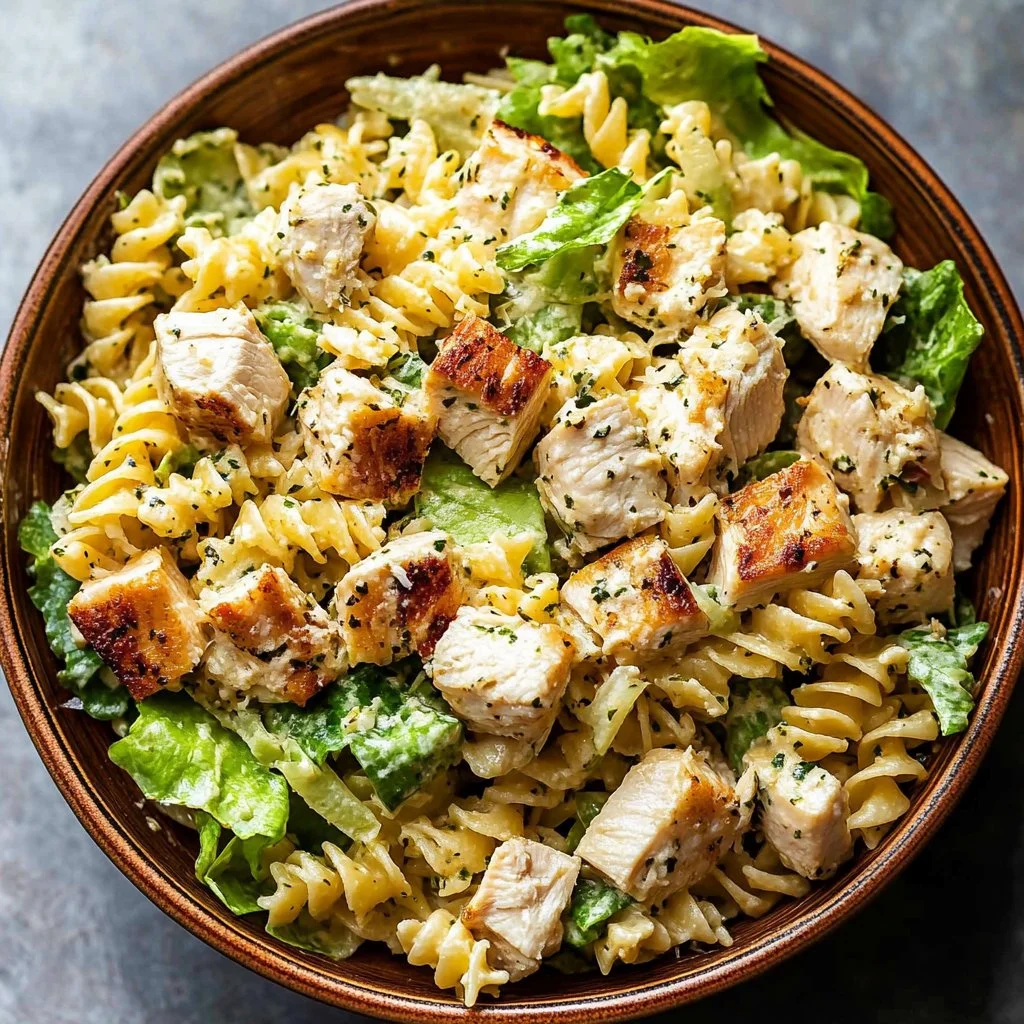 Chicken Caesar Pasta Salad