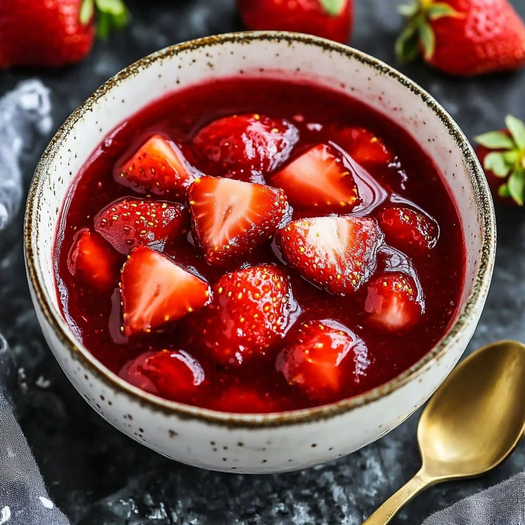 Easy Strawberry Topping (Strawberry Sauce)