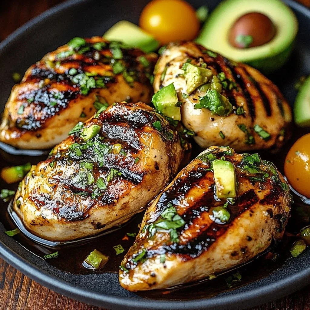 Juicy Grilled California Avocado Chicken