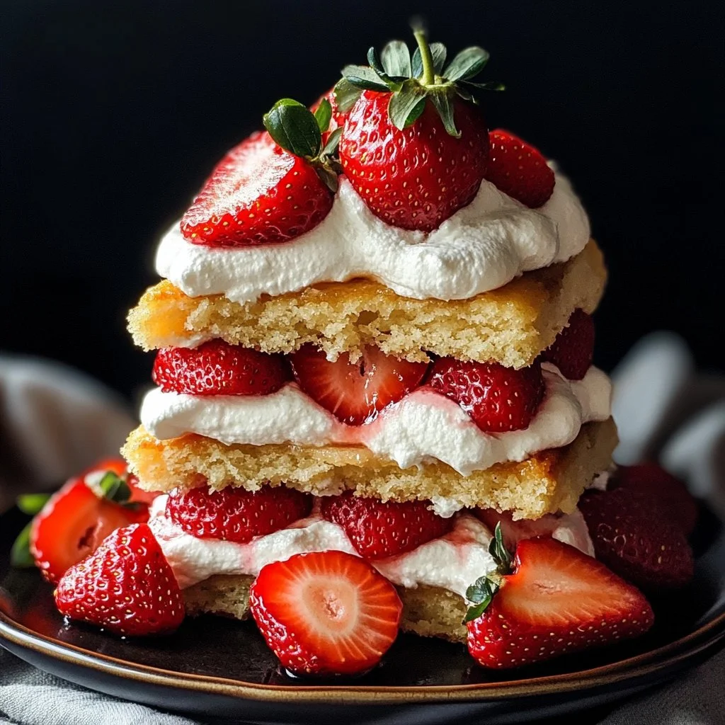 Traditional Easy Strawberry Shortcake